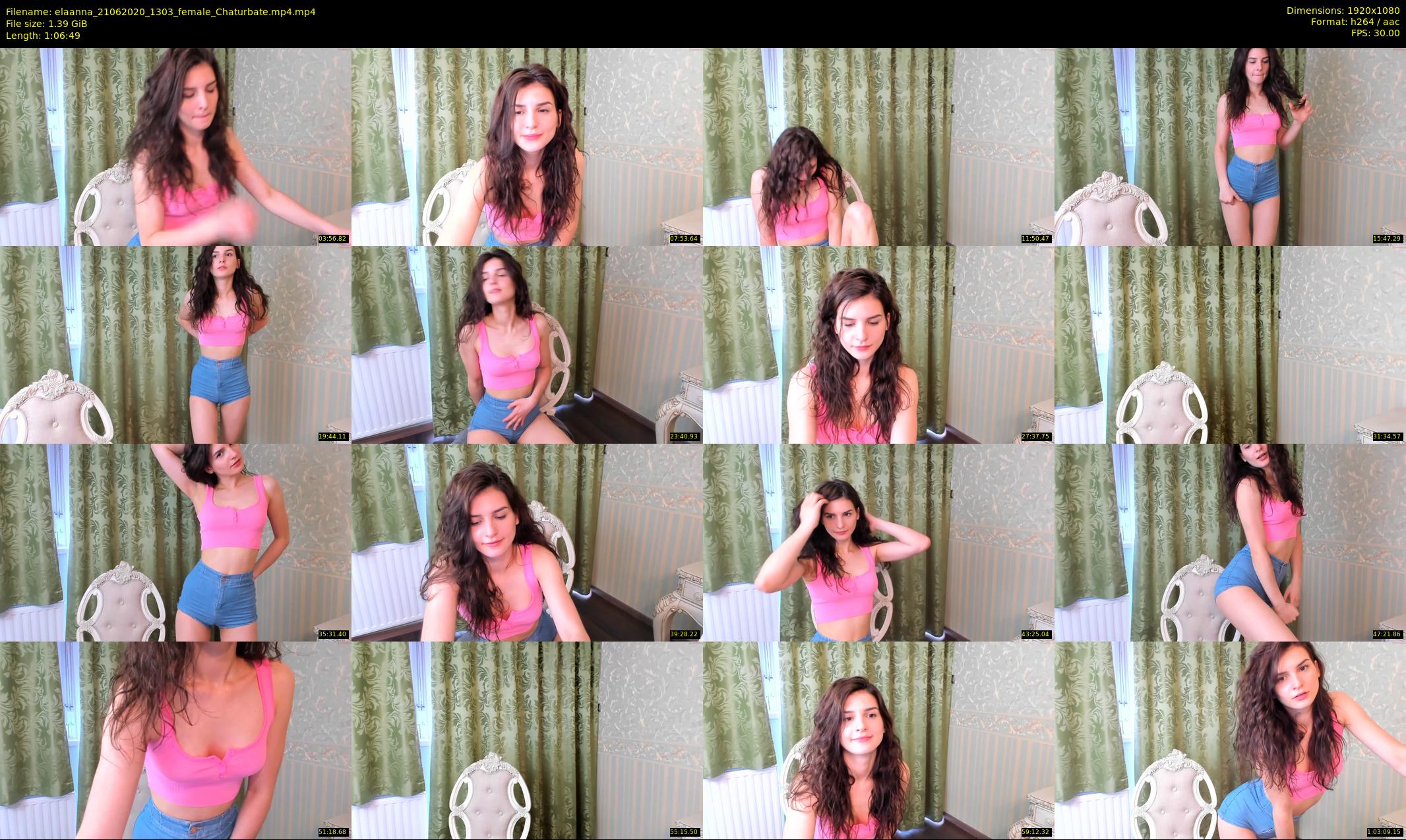 elaanna — 67 minute Chaturbate female cam show recording, 1080p, Jun 21, 2020