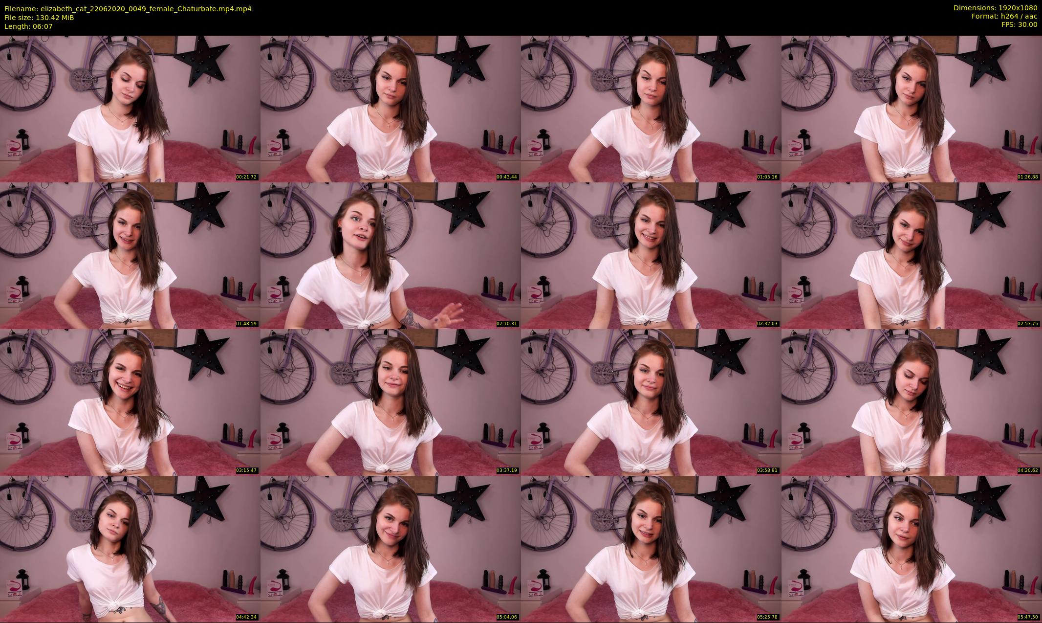 elizabeth_cat — 7 minute Chaturbate female cam show recording, 1080p, Jun 22, 2020
