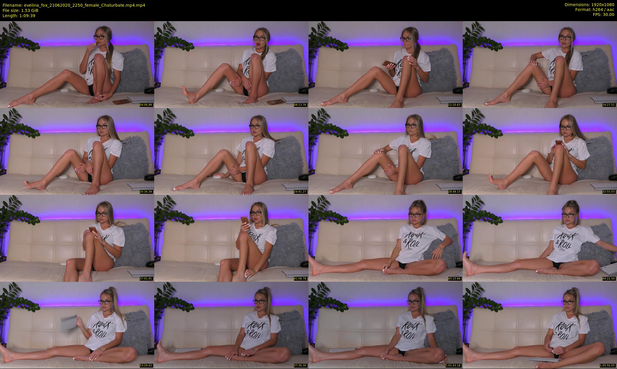 evelina_fox — 70 minute Chaturbate female cam show recording, 1080p, Jun 21, 2020