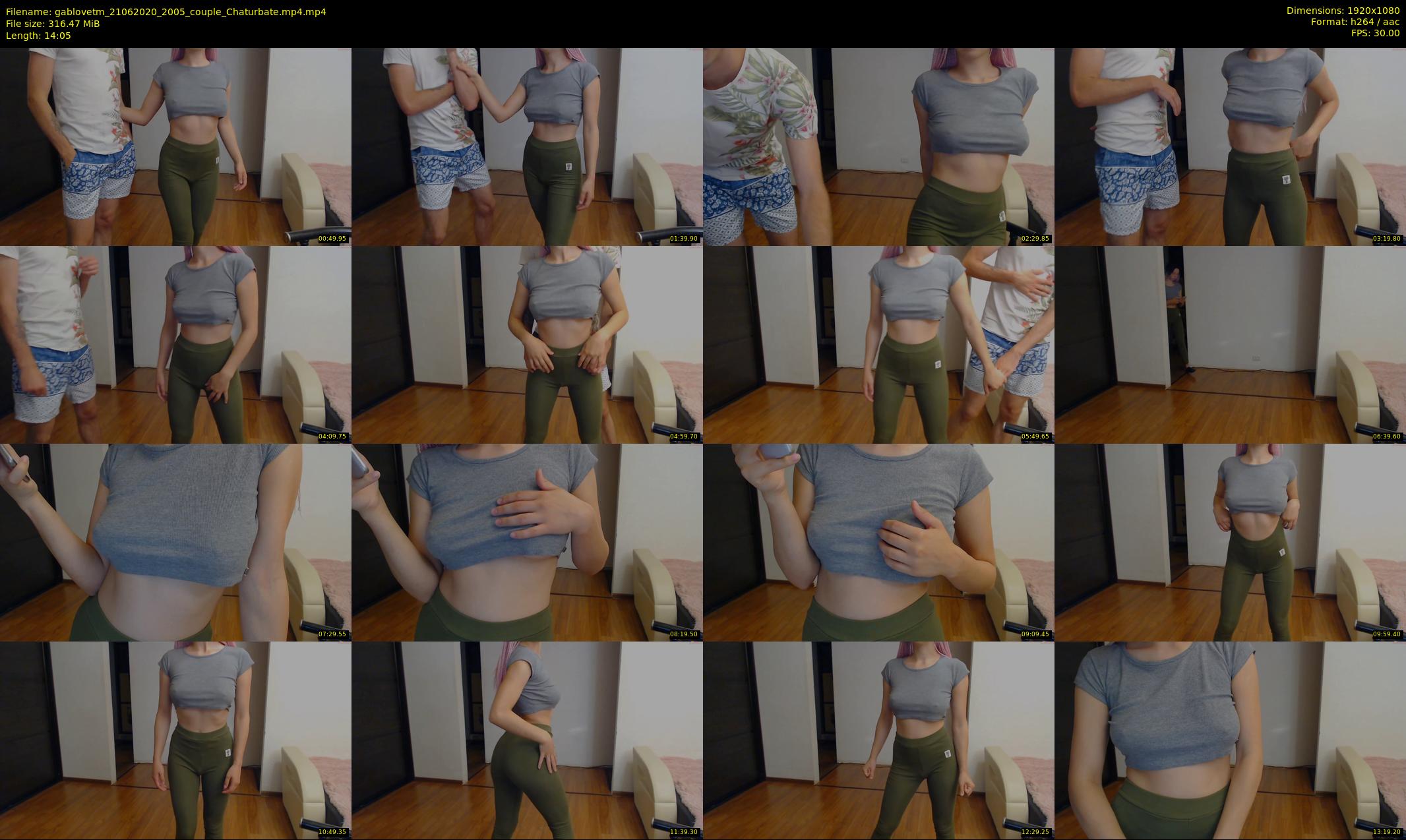 gablovetm — 15 minute Chaturbate couple cam show recording, 1080p, Jun 21, 2020