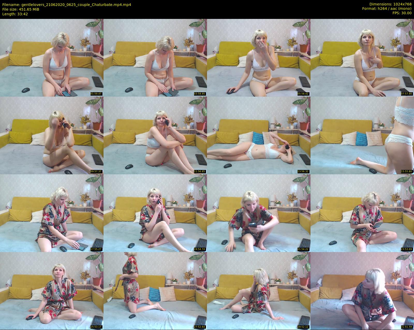 gentlelovers — 34 minute Chaturbate couple cam show recording, 720p, Jun 21, 2020