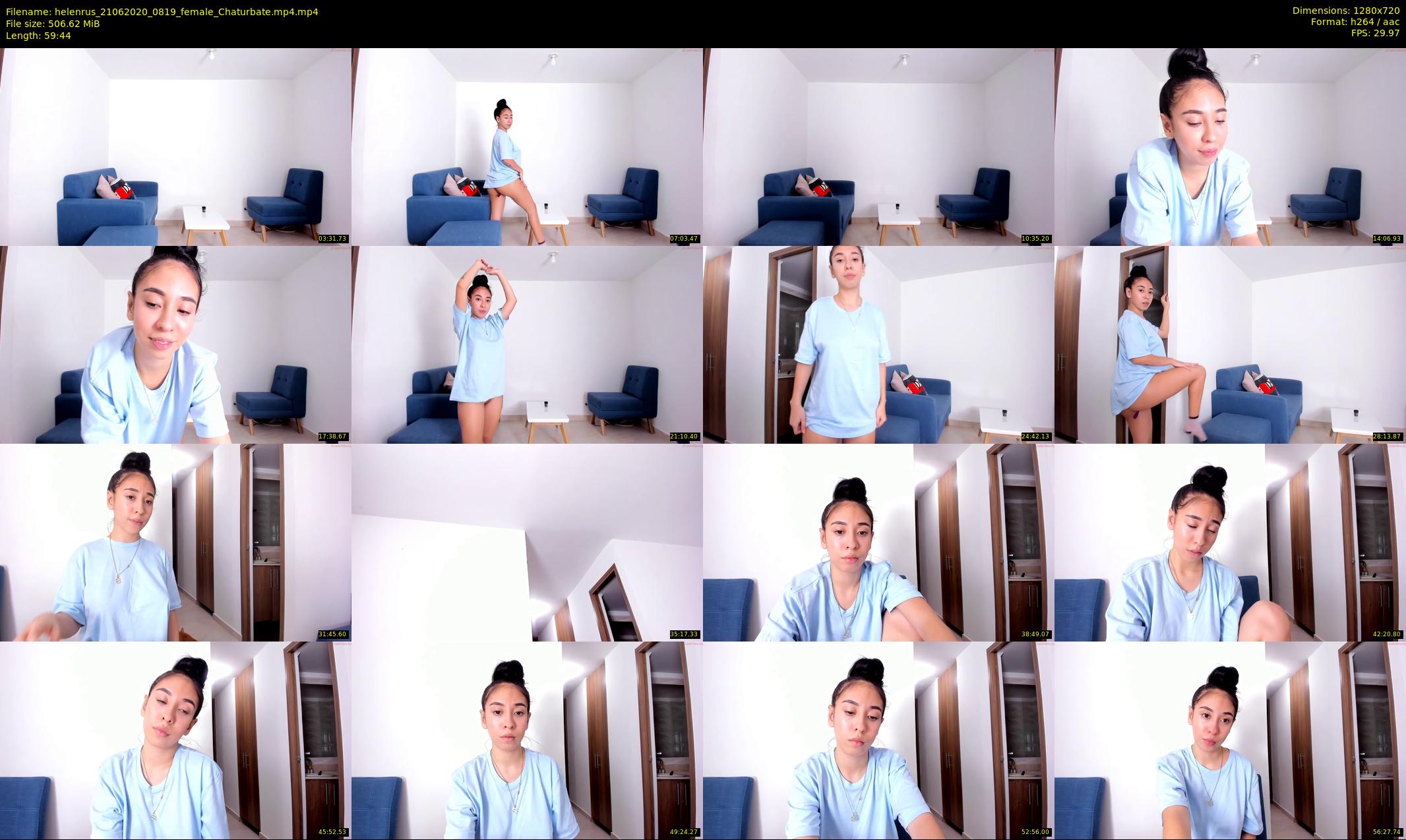 helenrus — 60 minute Chaturbate female cam show recording, 720p, Jun 21, 2020