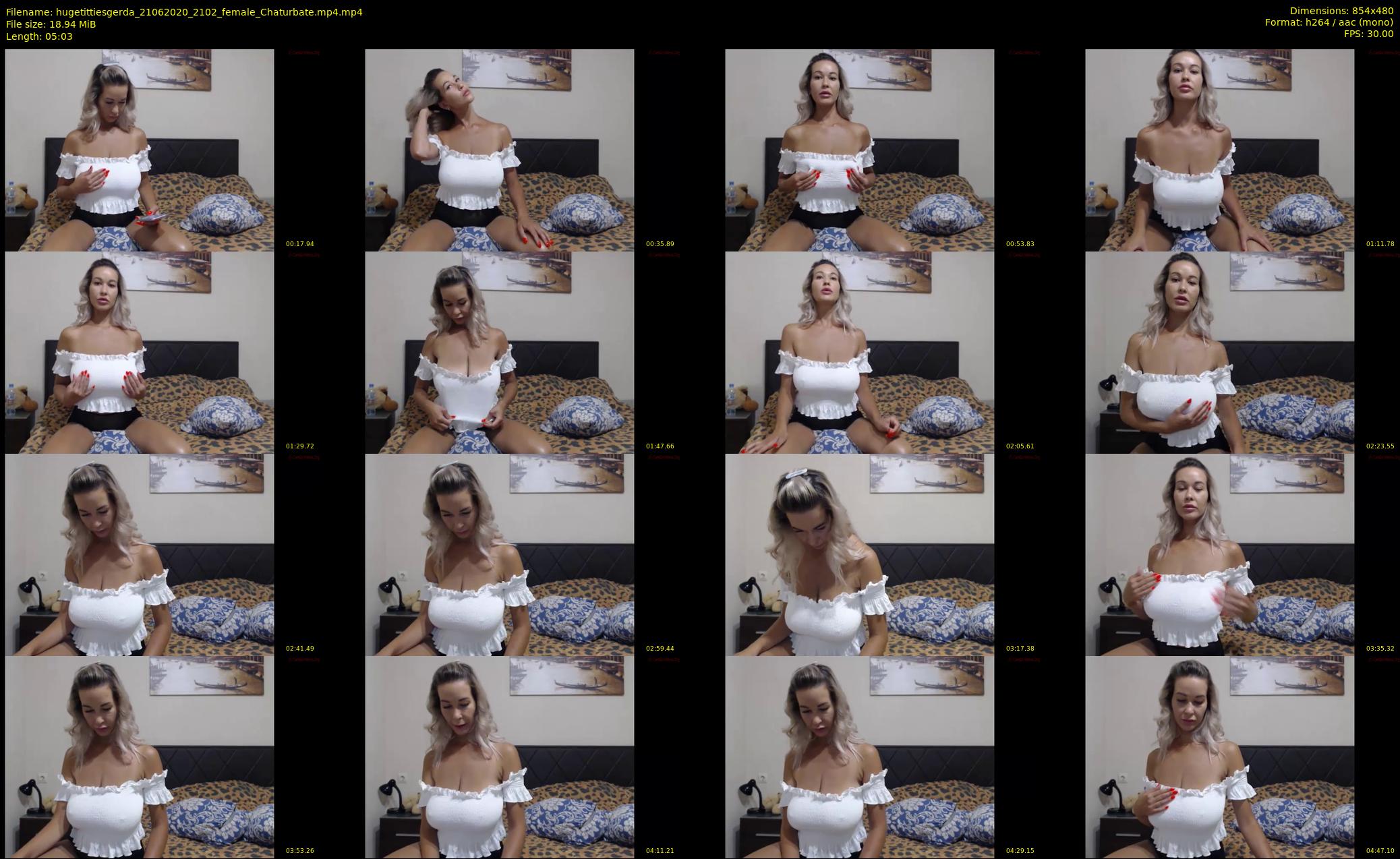 hugetittiesgerda — 6 minute Chaturbate female cam show recording, 480p, Jun 21, 2020