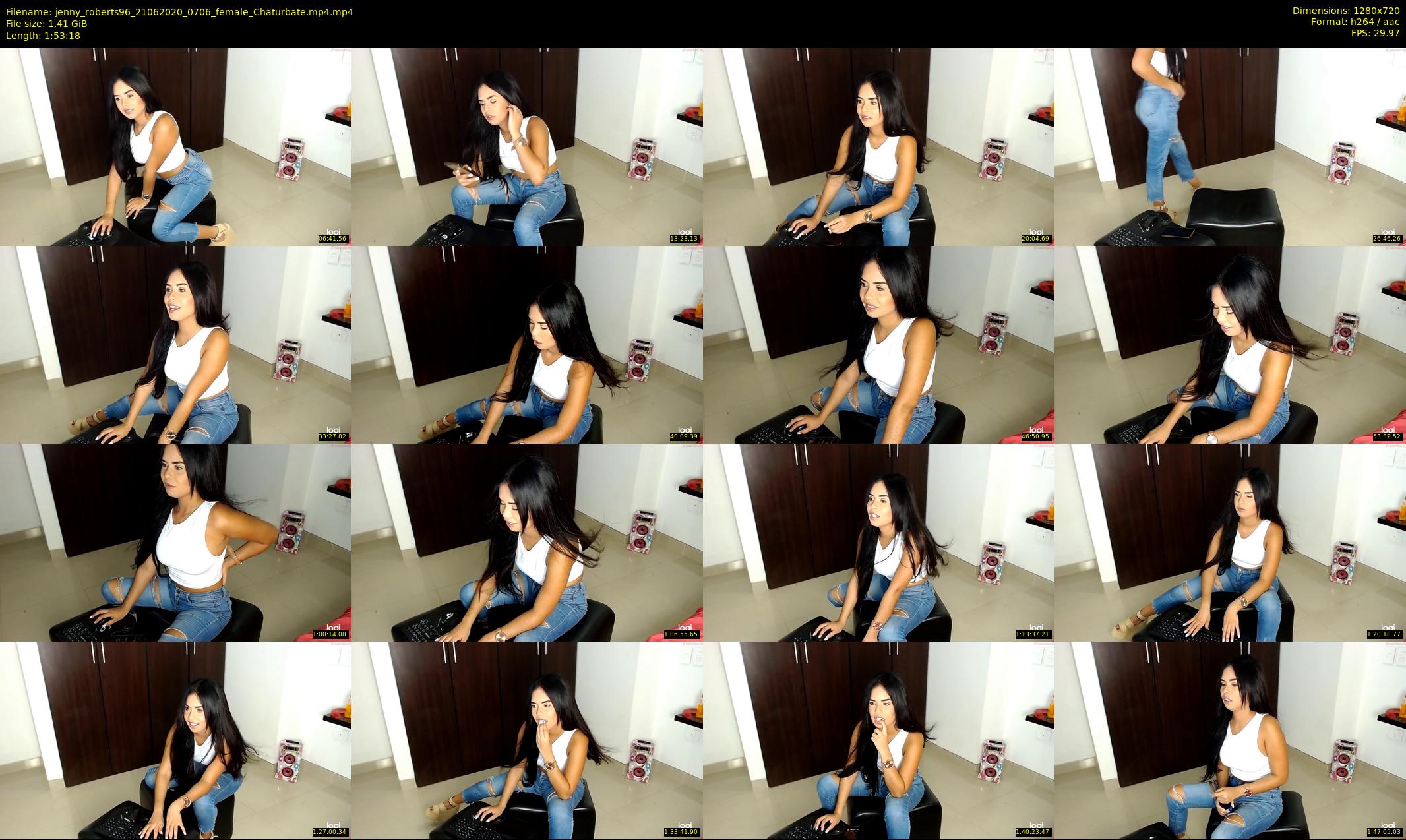 jenny_roberts96 — 114 minute Chaturbate female cam show recording, 720p, Jun 21, 2020