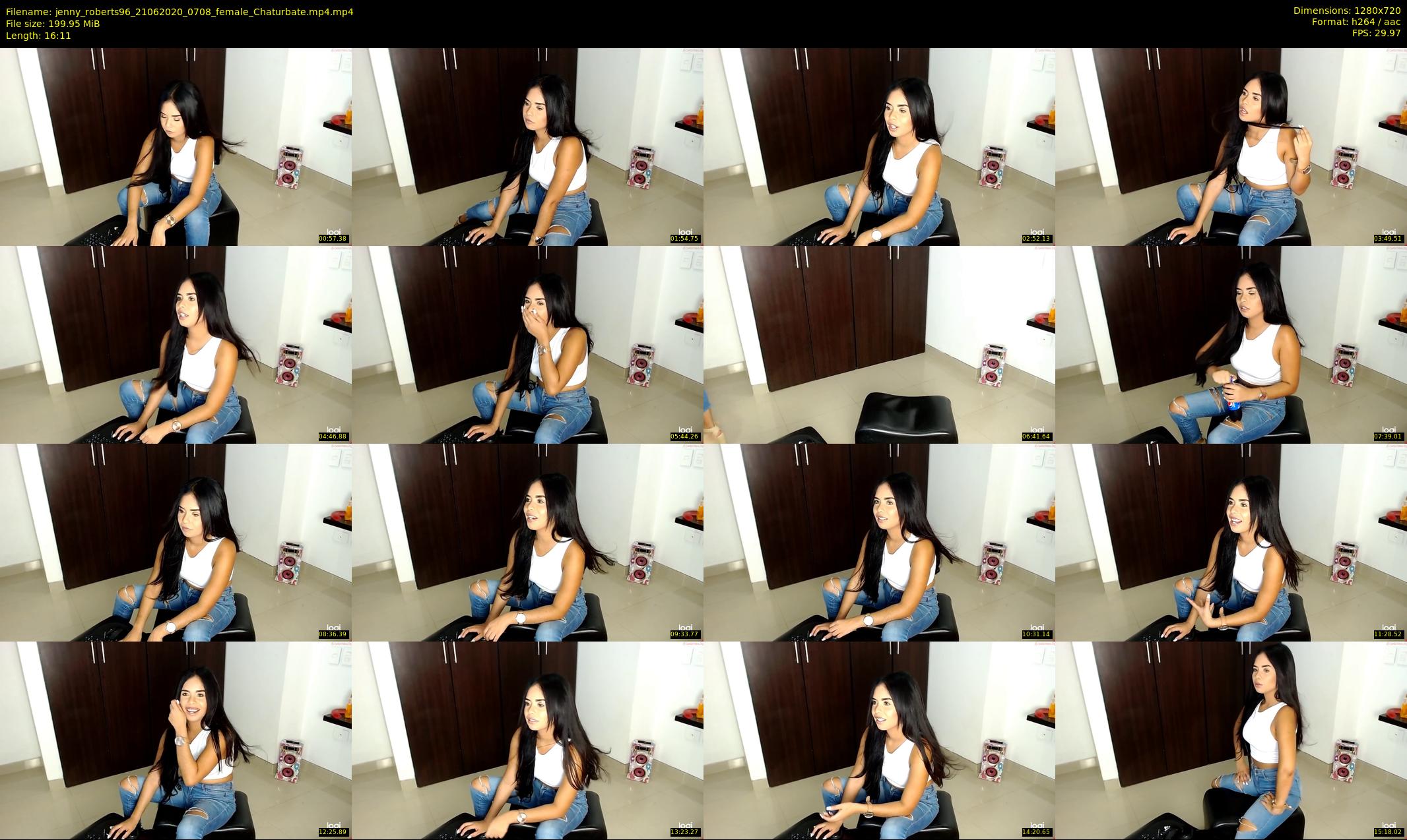 jenny_roberts96 — 17 minute Chaturbate female cam show recording, 720p, Jun 21, 2020