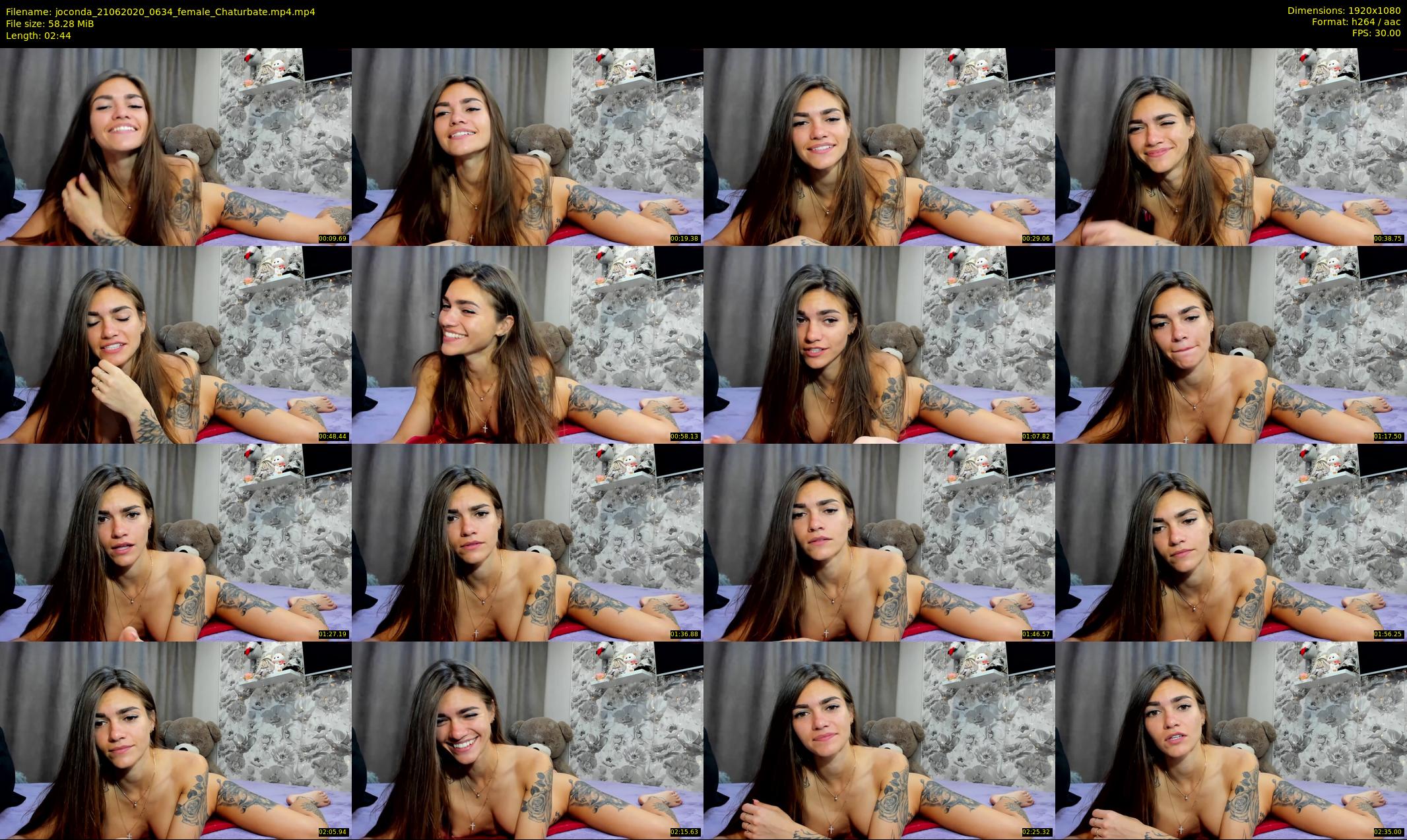 joconda — 3 minute Chaturbate female cam show recording, 1080p, Jun 21, 2020