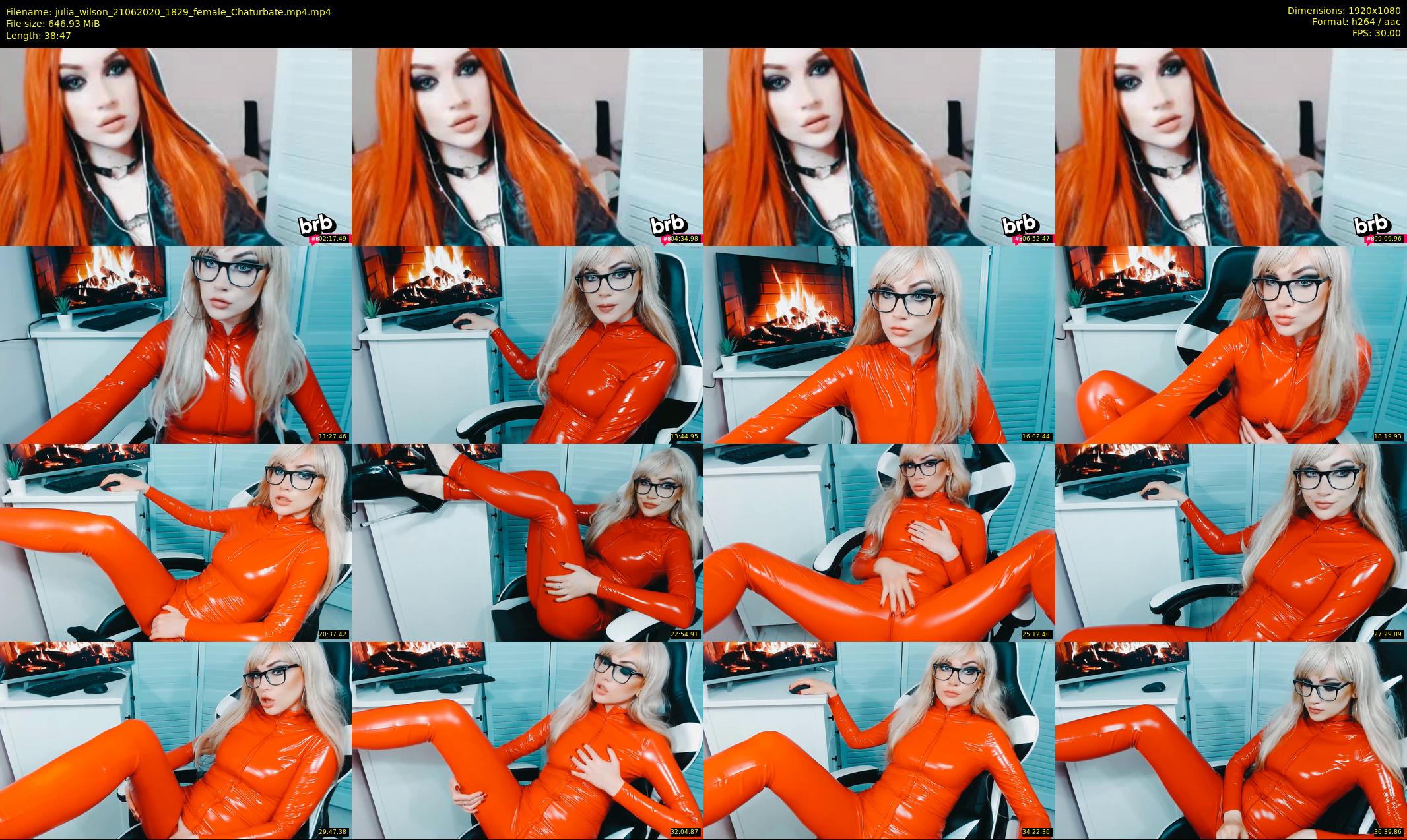julia_wilson — 39 minute Chaturbate female cam show recording, 1080p, Jun 21, 2020
