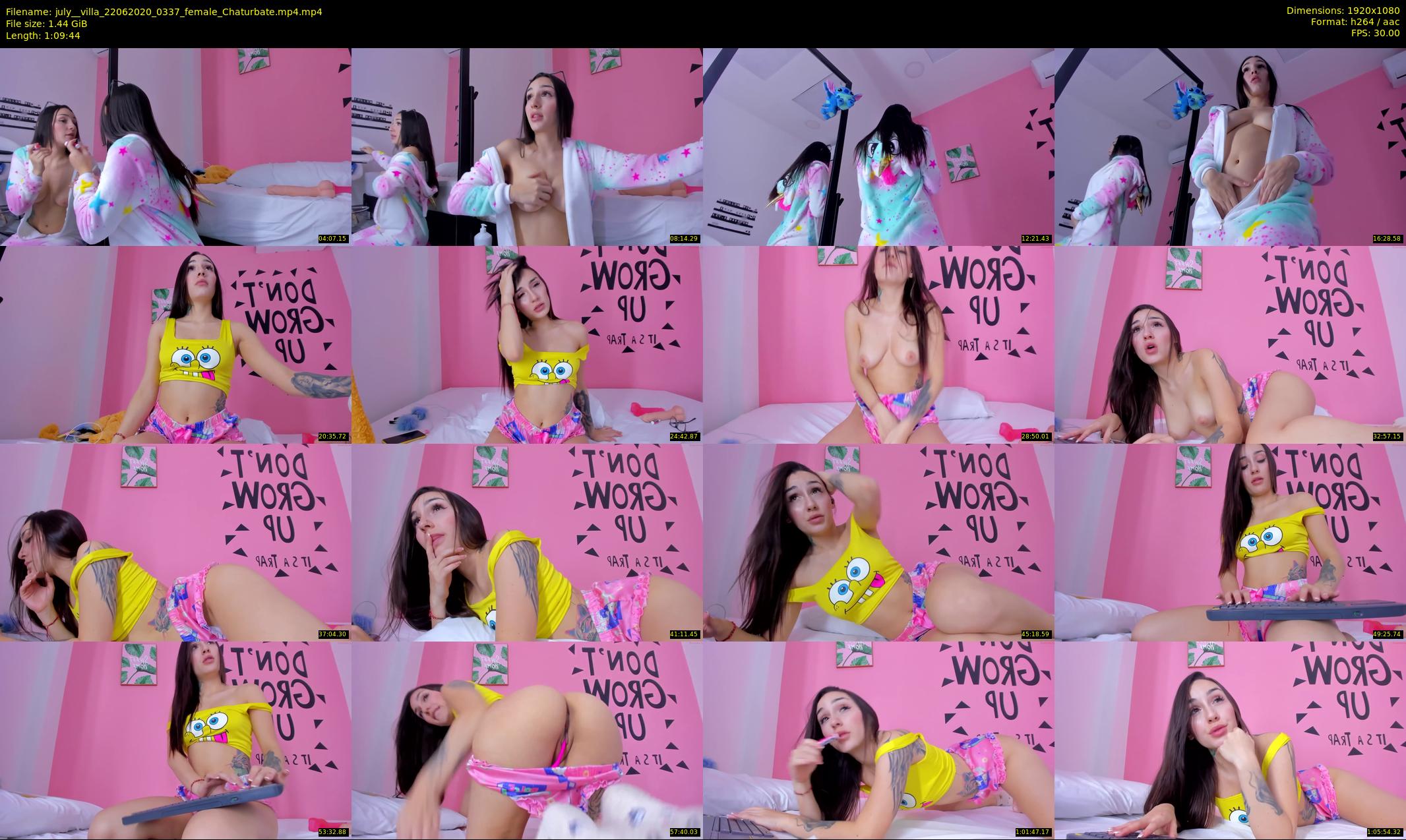 july__villa — 70 minute Chaturbate female cam show recording, 1080p, Jun 22, 2020