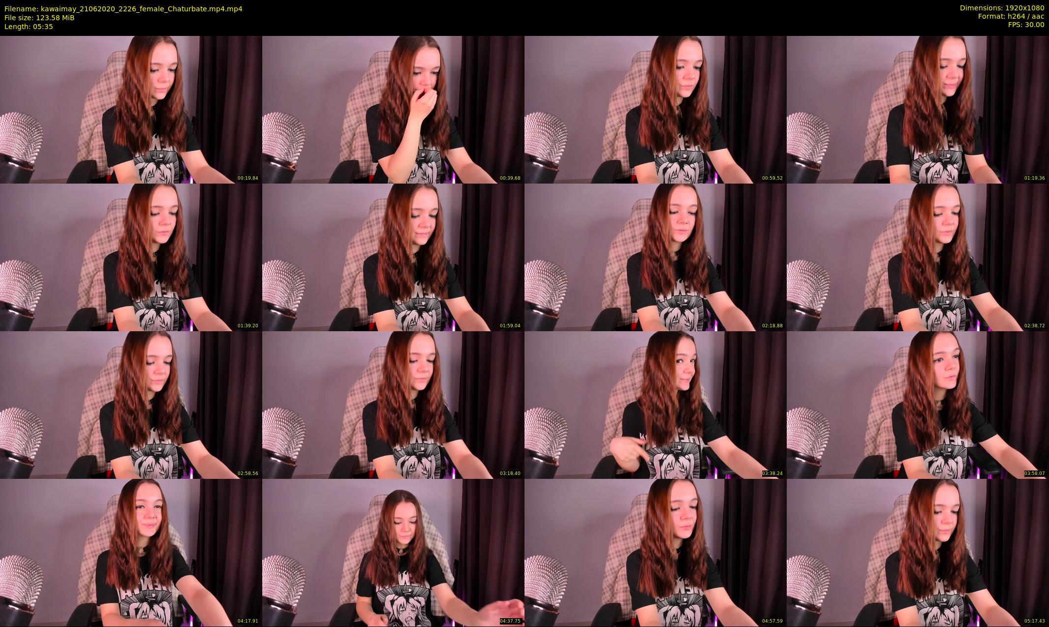 kawaimay — 6 minute Chaturbate female cam show recording, 1080p, Jun 21, 2020