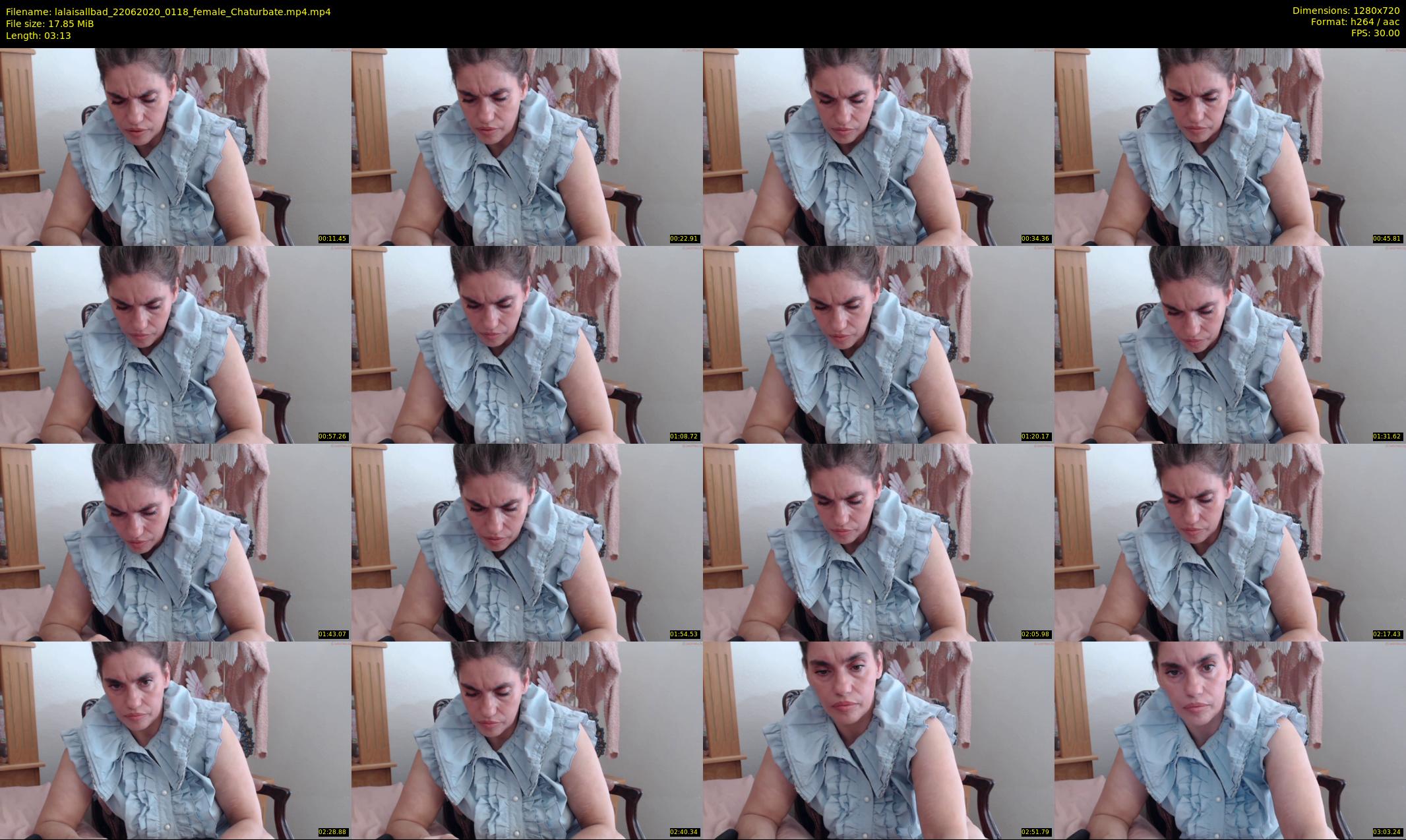 lalaisallbad — 4 minute Chaturbate female cam show recording, 720p, Jun 22, 2020