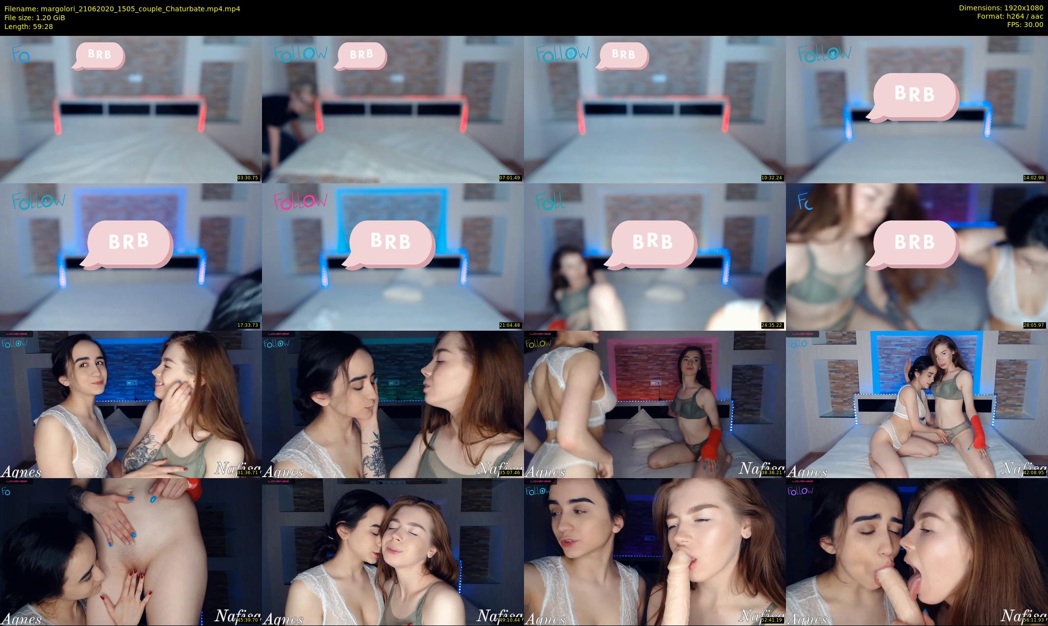margolori — 60 minute Chaturbate couple cam show recording, 1080p, Jun 21, 2020