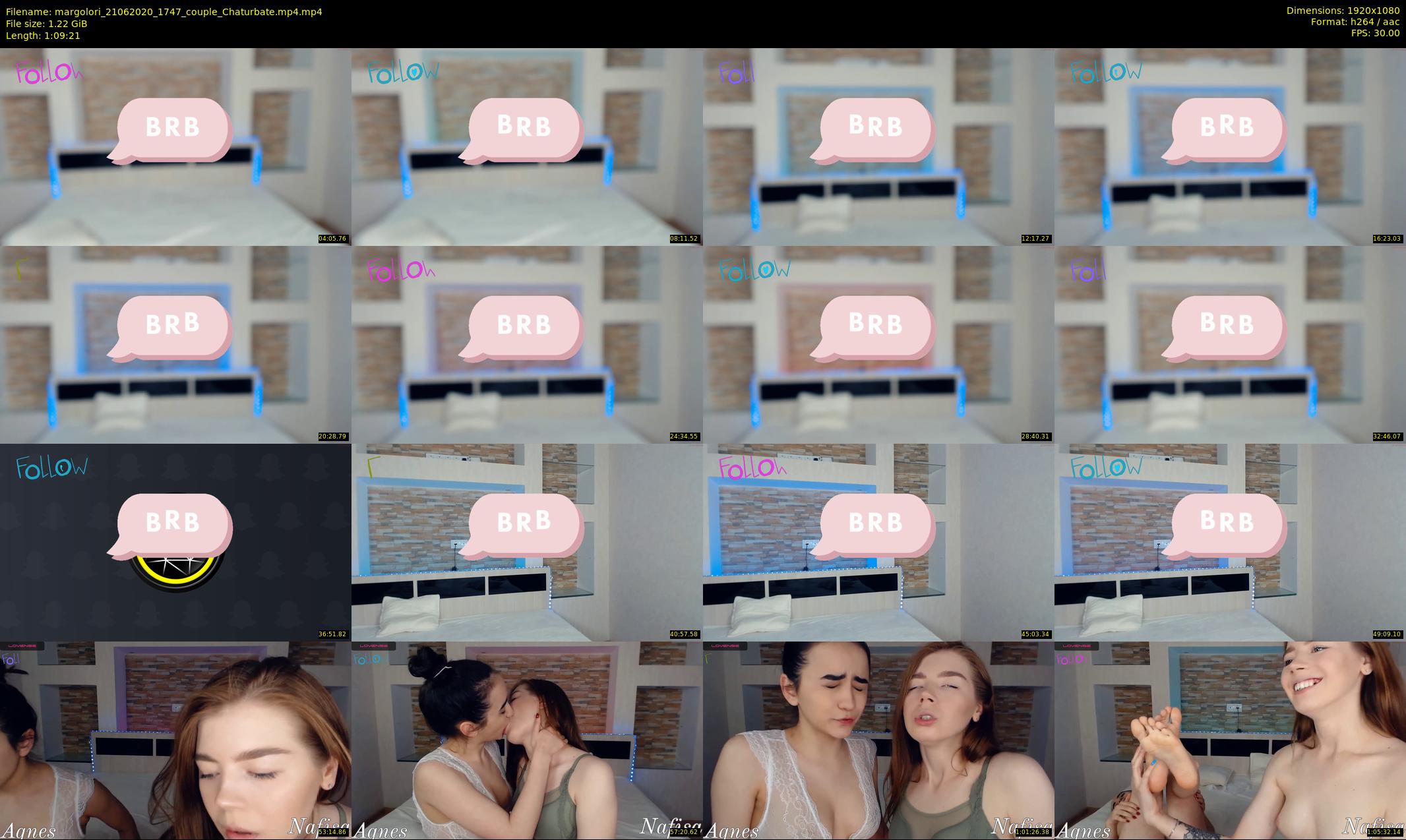 margolori — 70 minute Chaturbate couple cam show recording, 1080p, Jun 21, 2020