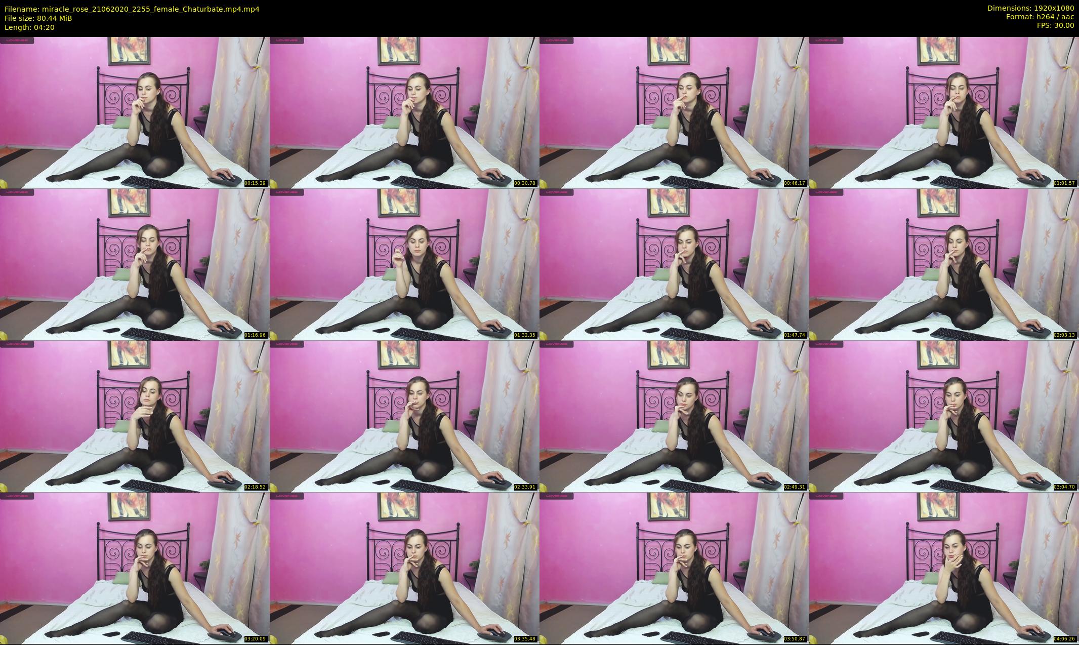 miracle_rose — 5 minute Chaturbate female cam show recording, 1080p, Jun 21, 2020