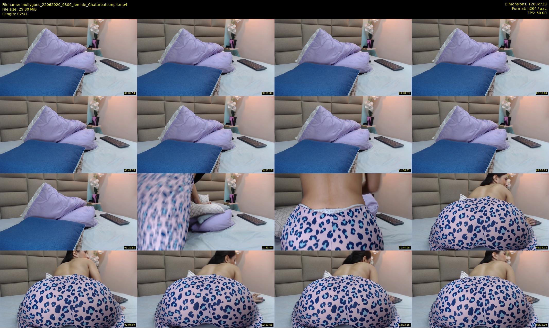 mollyguns — 3 minute Chaturbate female cam show recording, 720p, Jun 22, 2020