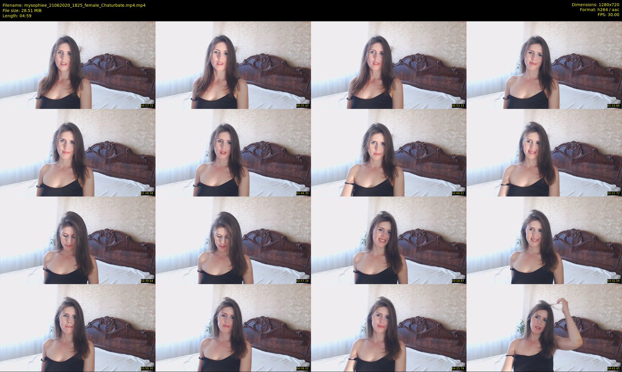 mysophiee — 5 minute Chaturbate female cam show recording, 720p, Jun 21, 2020