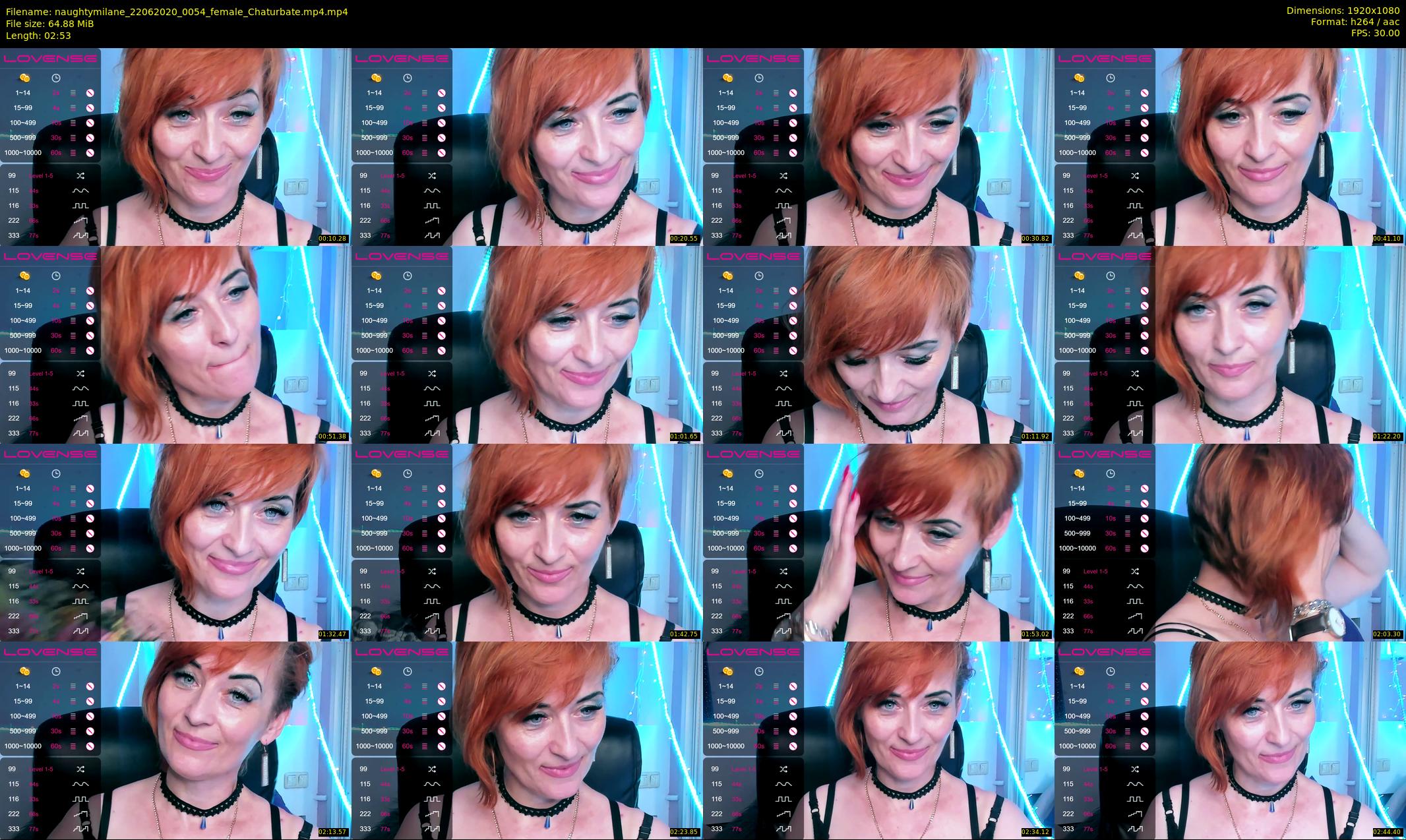 naughtymilane — 3 minute Chaturbate female cam show recording, 1080p, Jun 22, 2020