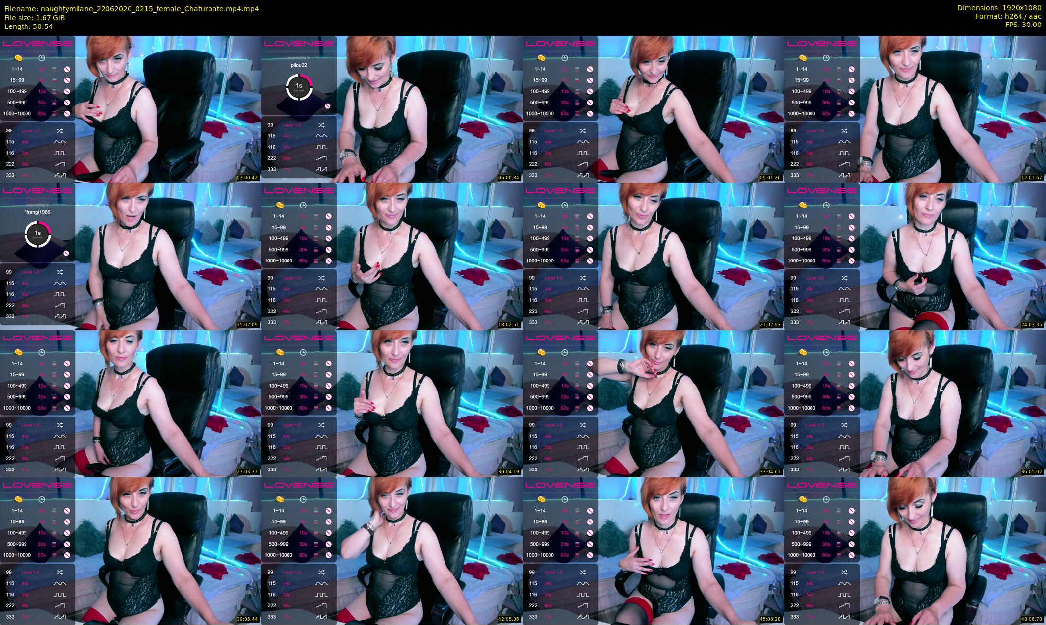 naughtymilane — 51 minute Chaturbate female cam show recording, 1080p, Jun 22, 2020