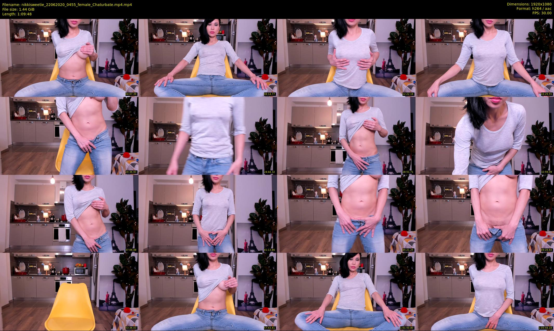 nikkisweetie — 70 minute Chaturbate female cam show recording, 1080p, Jun 22, 2020