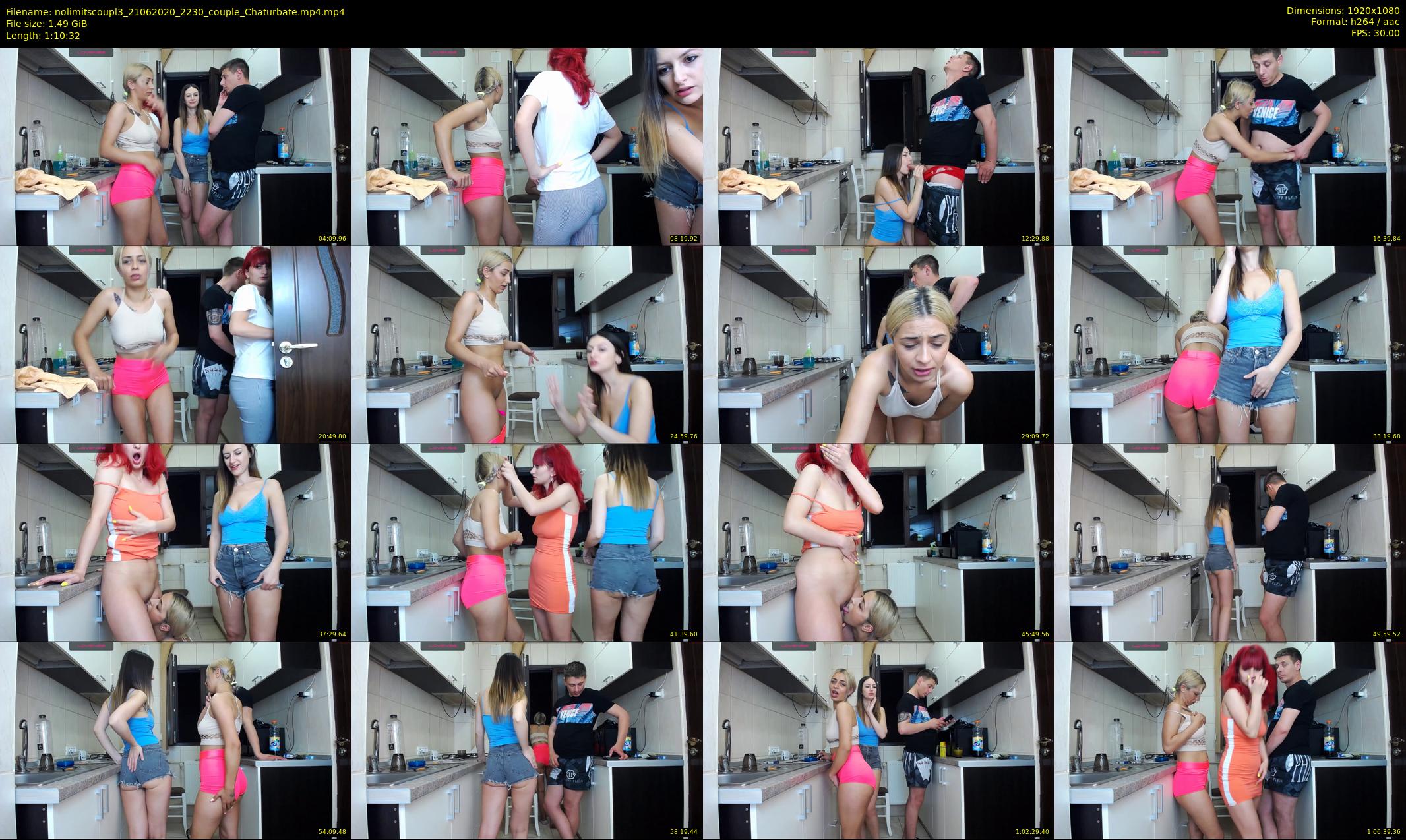 nolimitscoupl3 — 71 minute Chaturbate couple cam show recording, 1080p, Jun 21, 2020