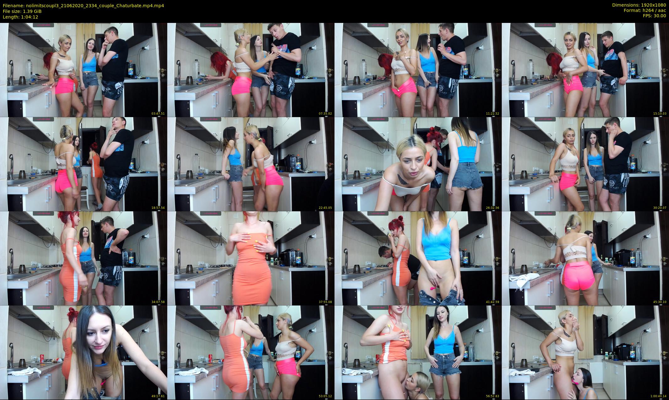nolimitscoupl3 — 65 minute Chaturbate couple cam show recording, 1080p, Jun 21, 2020