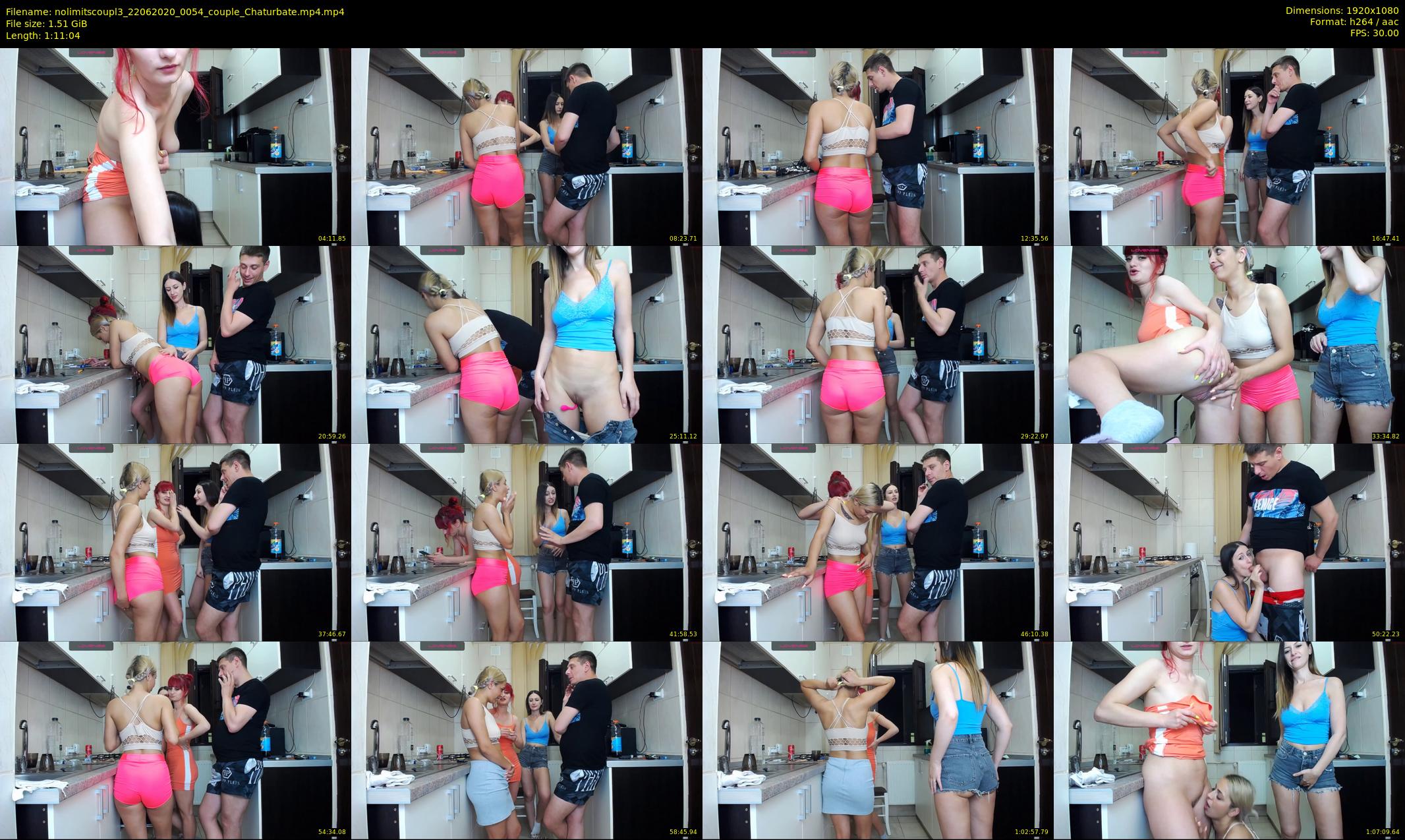 nolimitscoupl3 — 72 minute Chaturbate couple cam show recording, 1080p, Jun 22, 2020