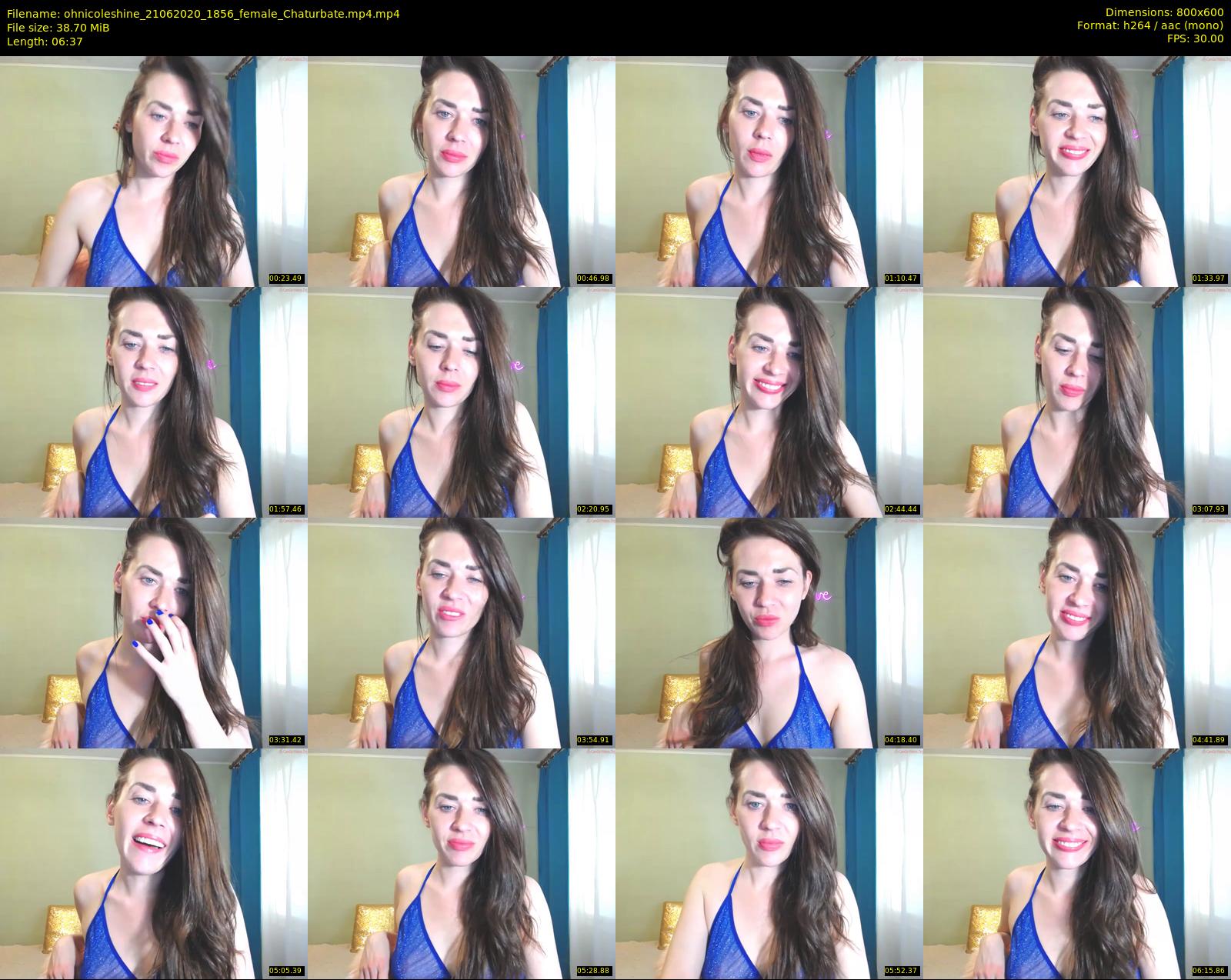 ohnicoleshine — 7 minute Chaturbate female cam show recording, 480p, Jun 21, 2020