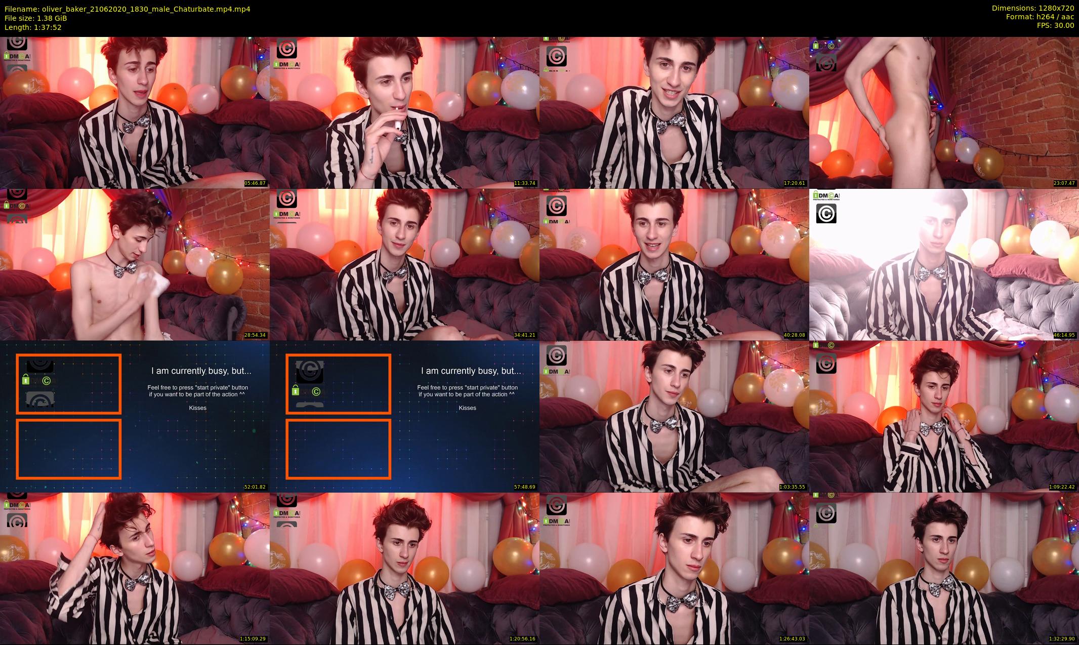 oliver_baker — 98 minute Chaturbate male cam show recording, 720p, Jun 21, 2020