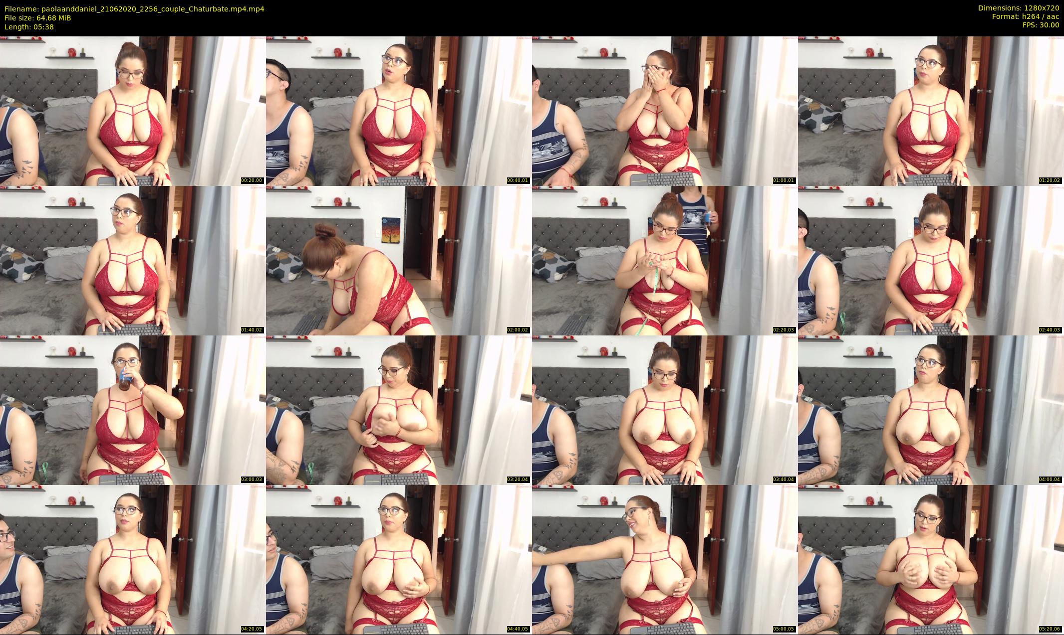 paolaanddaniel — 6 minute Chaturbate couple cam show recording, 720p, Jun 21, 2020