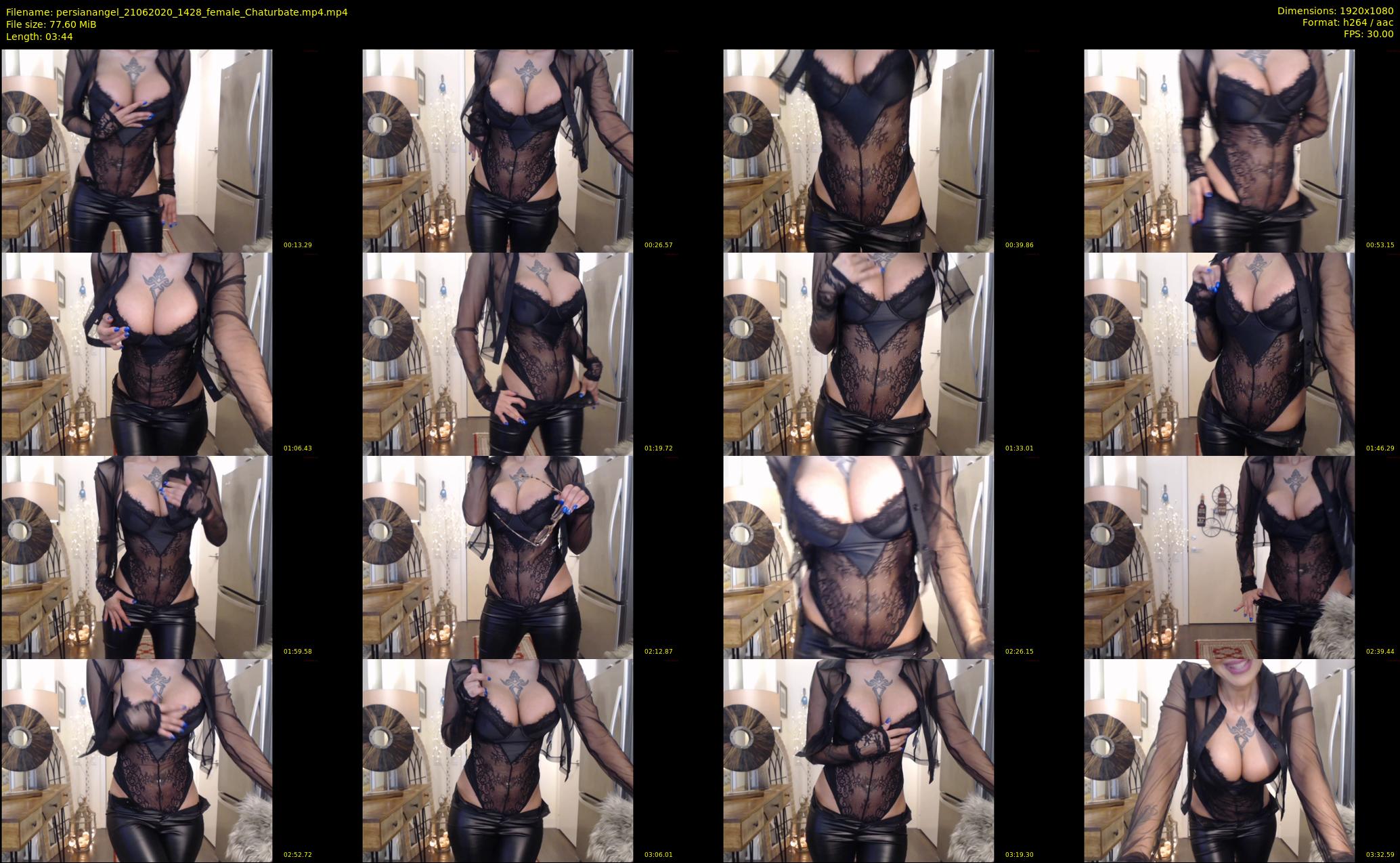 persianangel — 4 minute Chaturbate female cam show recording, 1080p, Jun 21, 2020