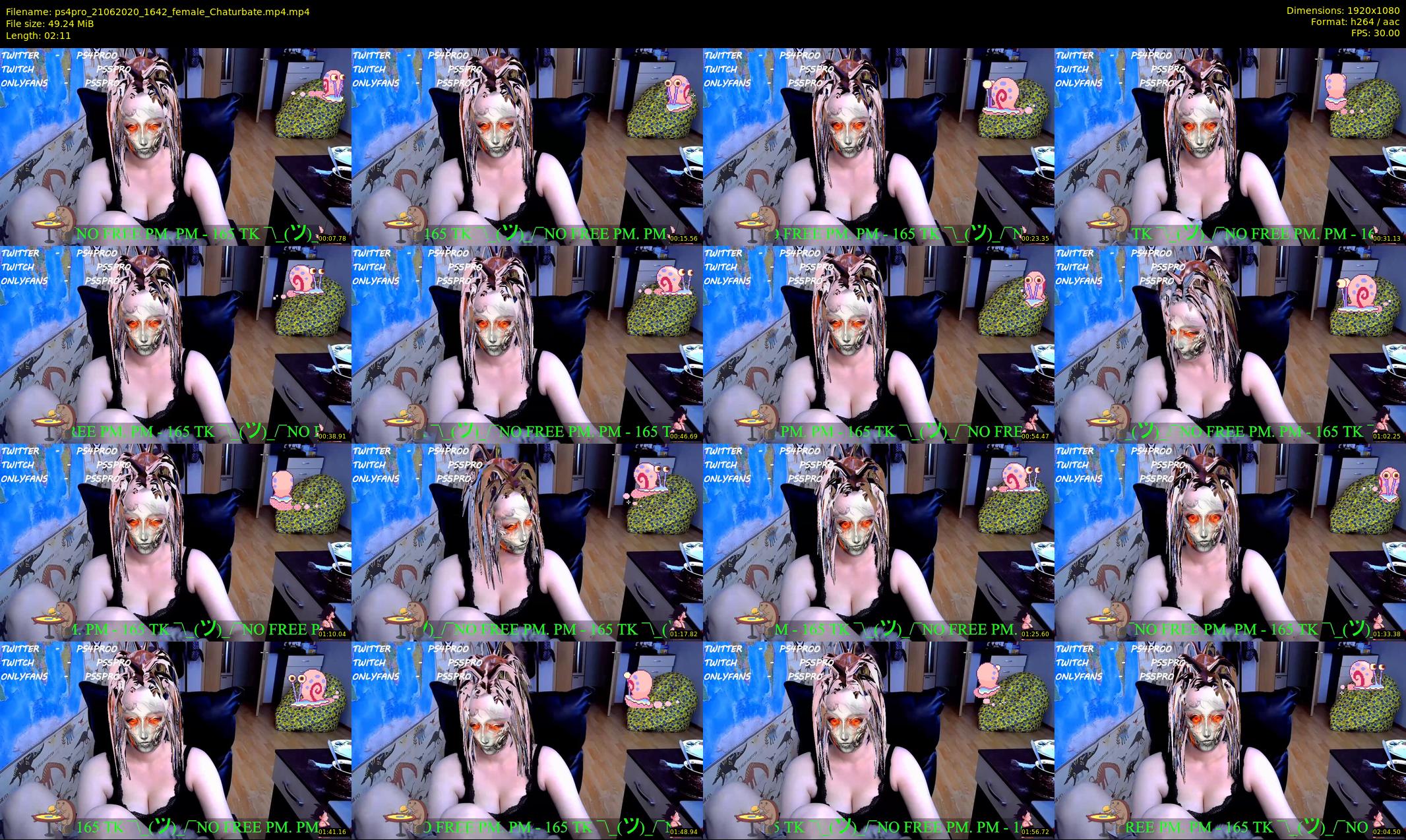 ps4pro — 3 minute Chaturbate female cam show recording, 1080p, Jun 21, 2020