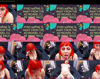 pyrowayne — 53 minute Chaturbate female cam show recording, 720p, Jun 22, 2020
