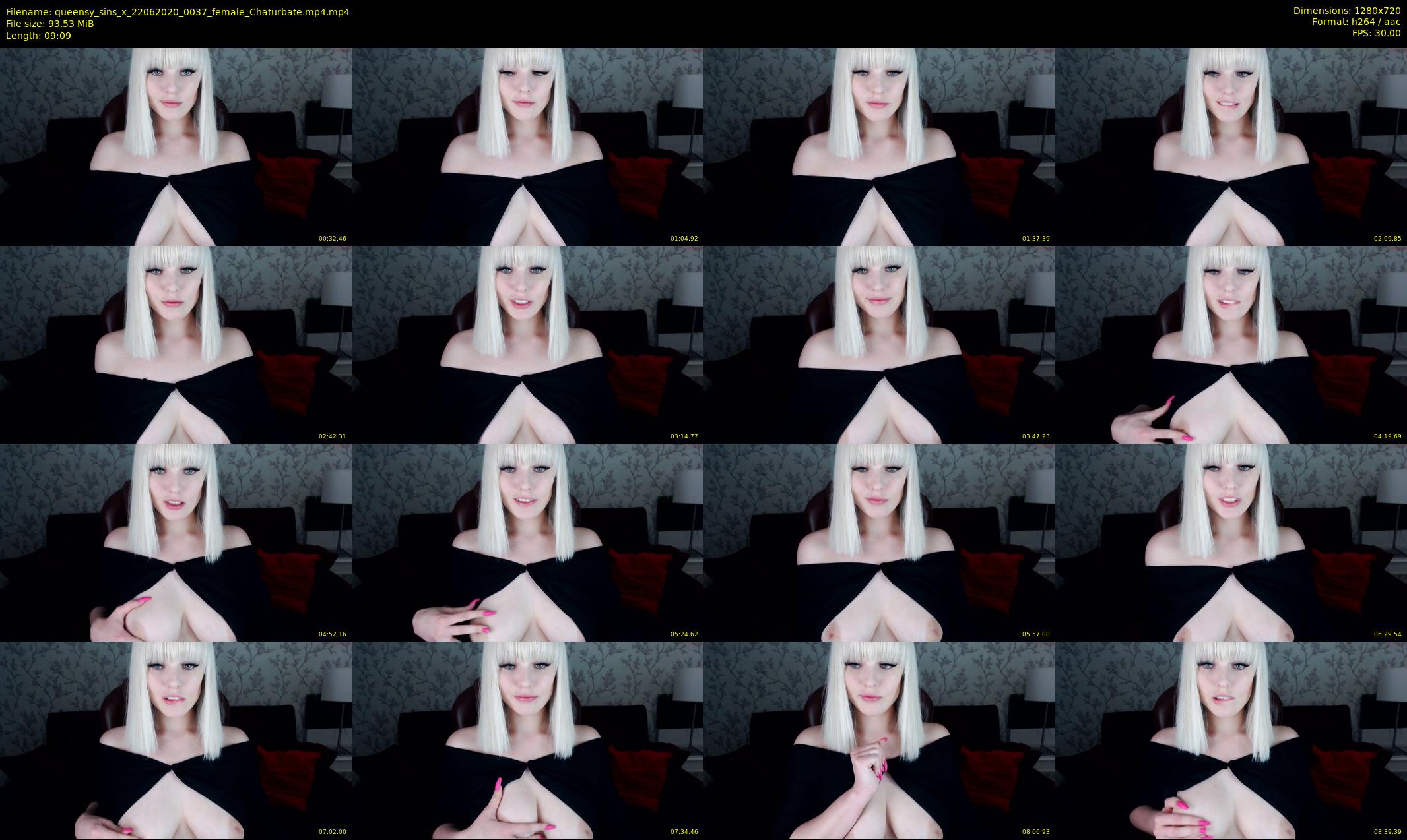 queensy_sins_x — 10 minute Chaturbate female cam show recording, 720p, Jun 22, 2020