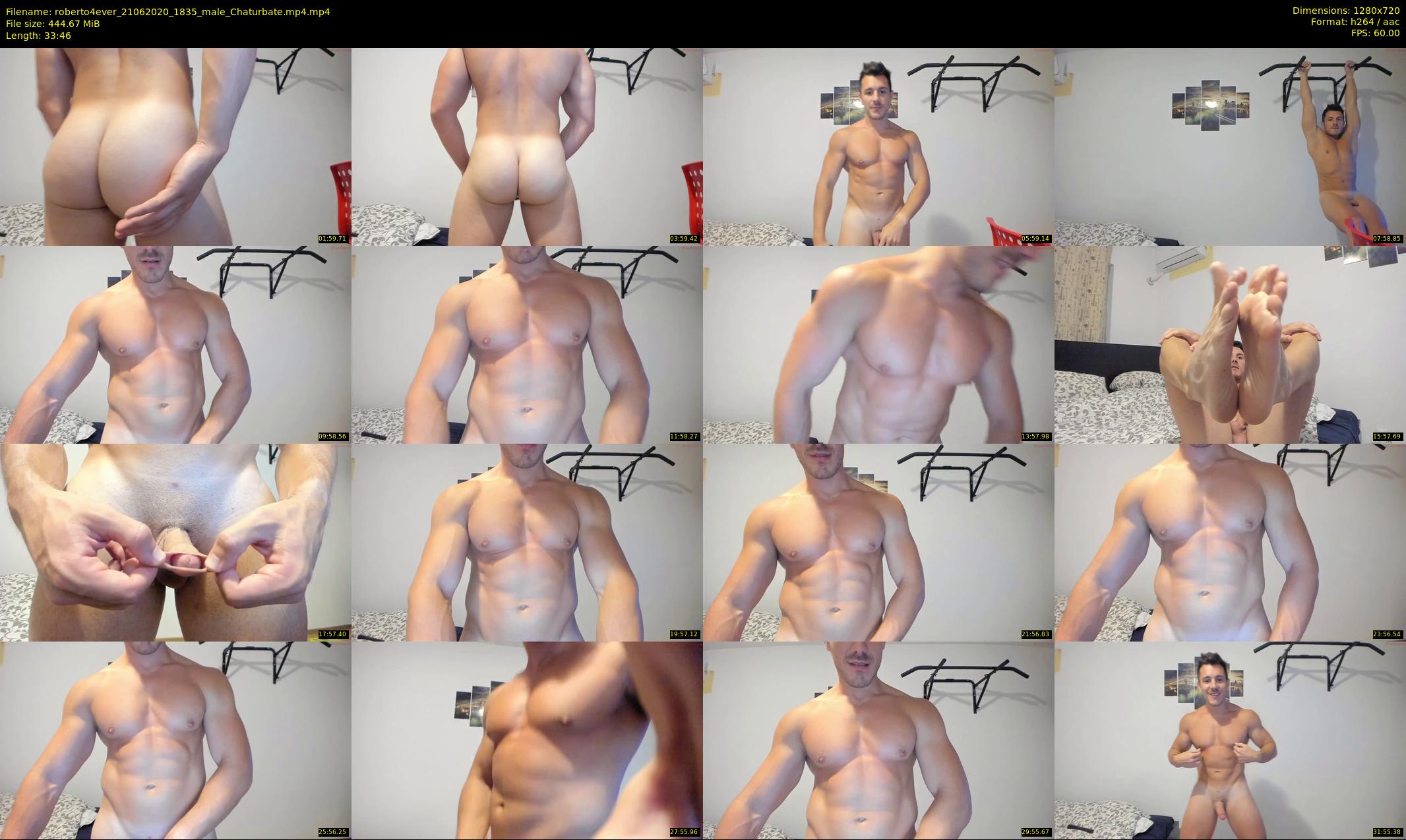 roberto4ever — 34 minute Chaturbate male cam show recording, 720p, Jun 21, 2020