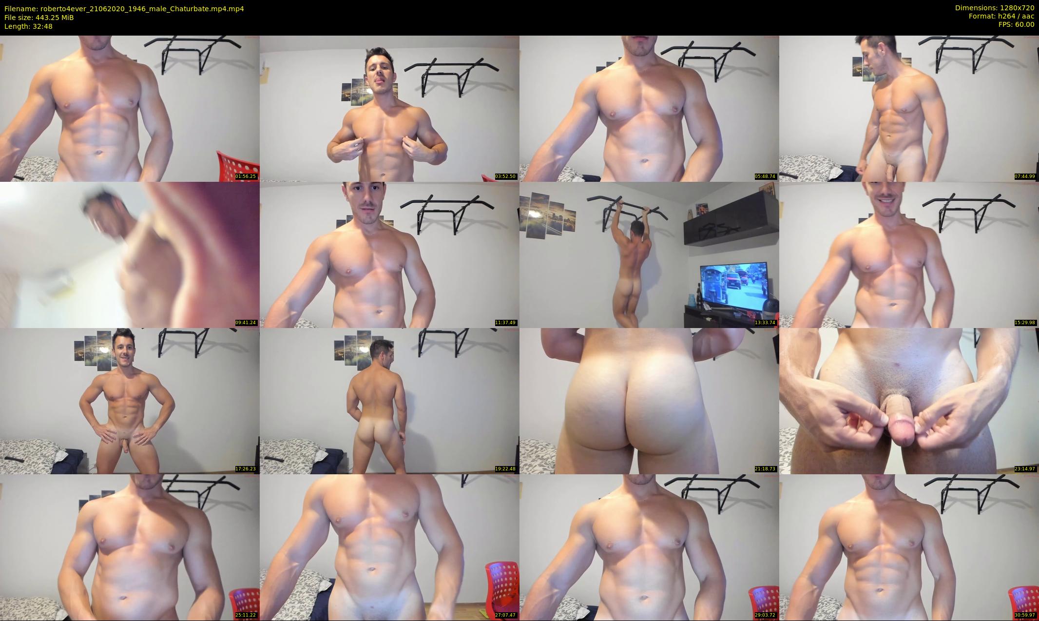 roberto4ever — 33 minute Chaturbate male cam show recording, 720p, Jun 21, 2020