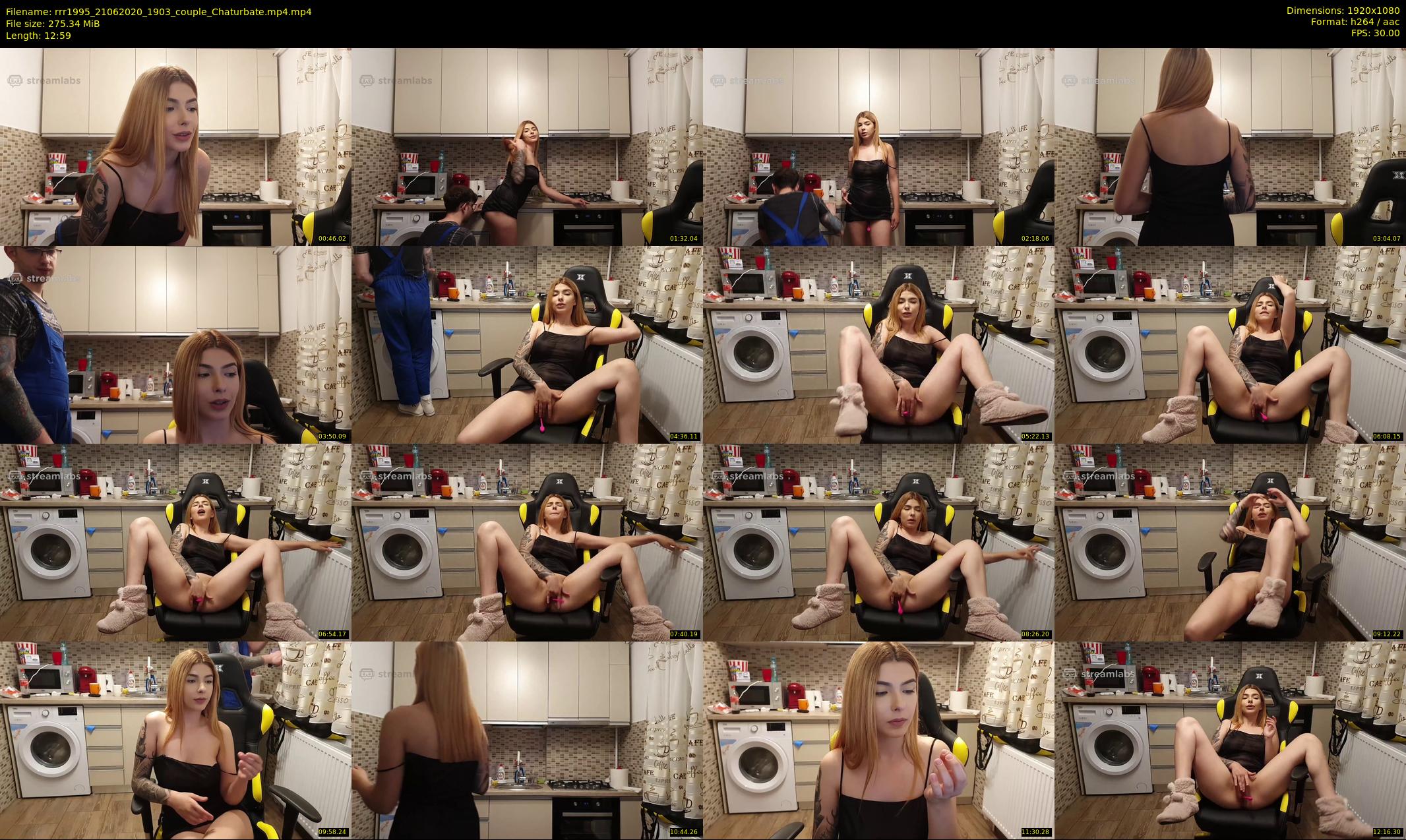 rrr1995 — 13 minute Chaturbate couple cam show recording, 1080p, Jun 21, 2020