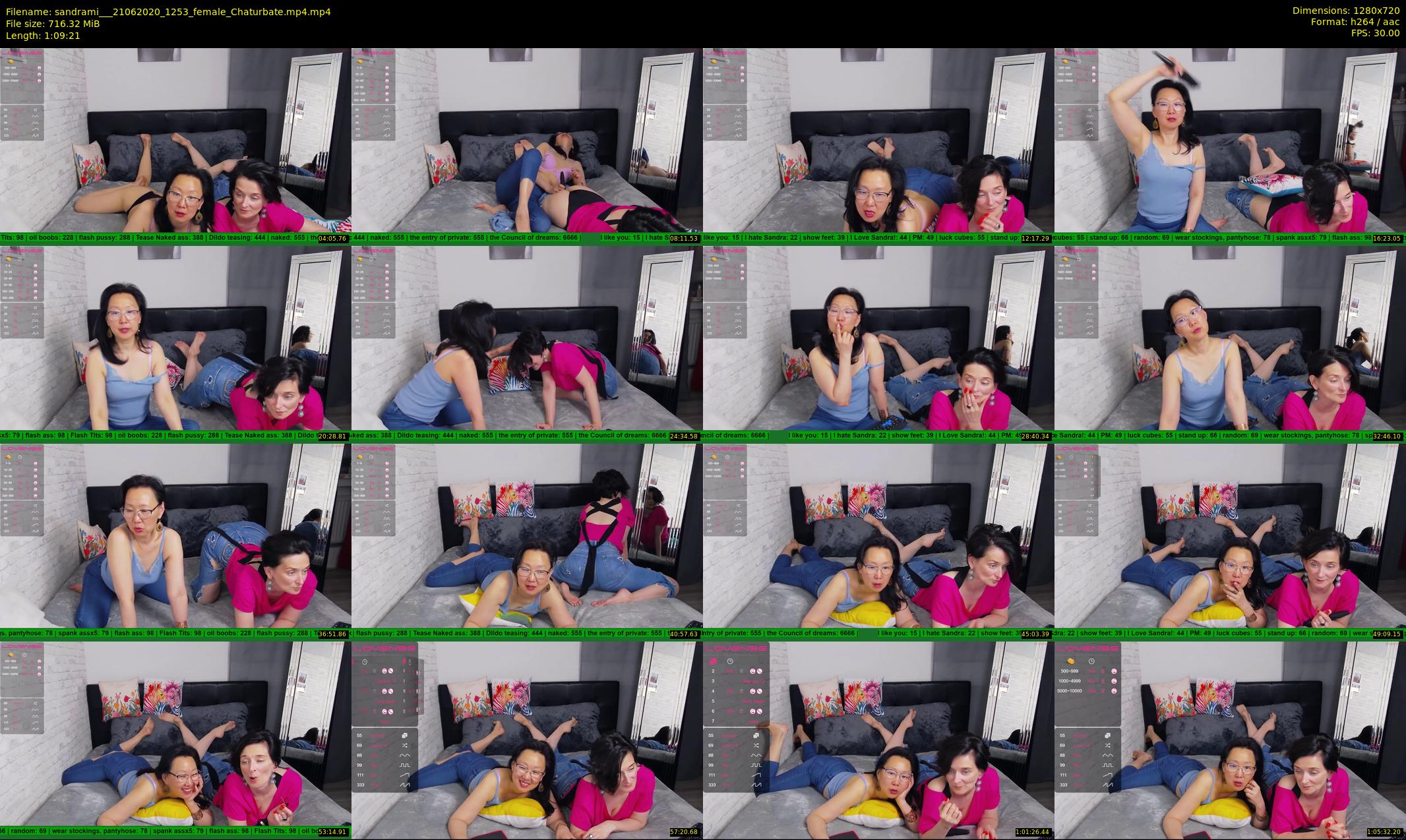 sandrami__ — 70 minute Chaturbate female cam show recording, 720p, Jun 21, 2020