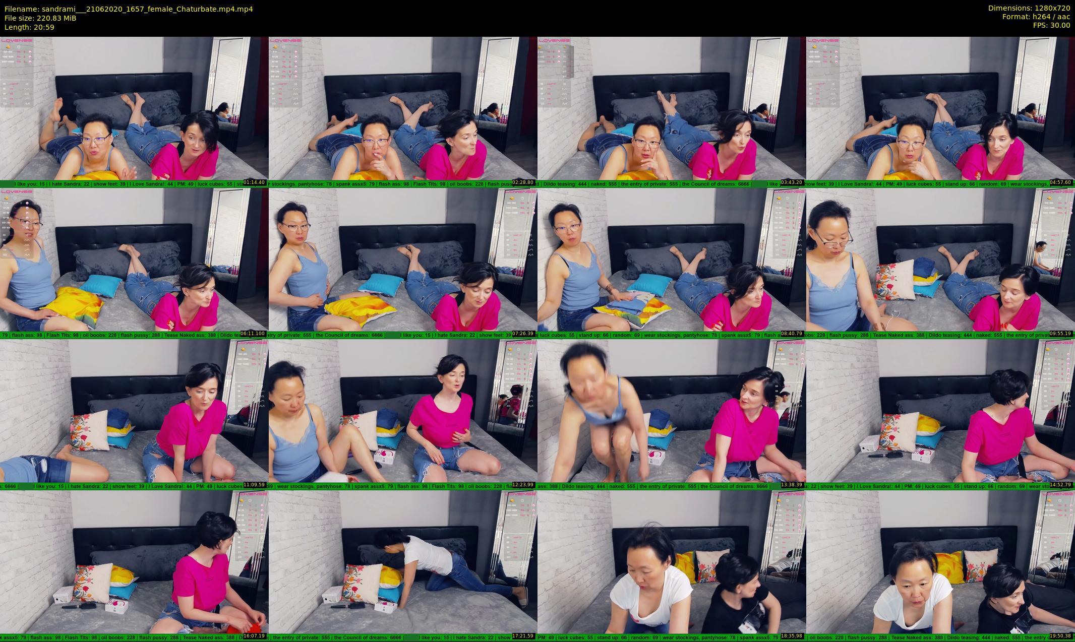 sandrami__ — 21 minute Chaturbate female cam show recording, 720p, Jun 21, 2020