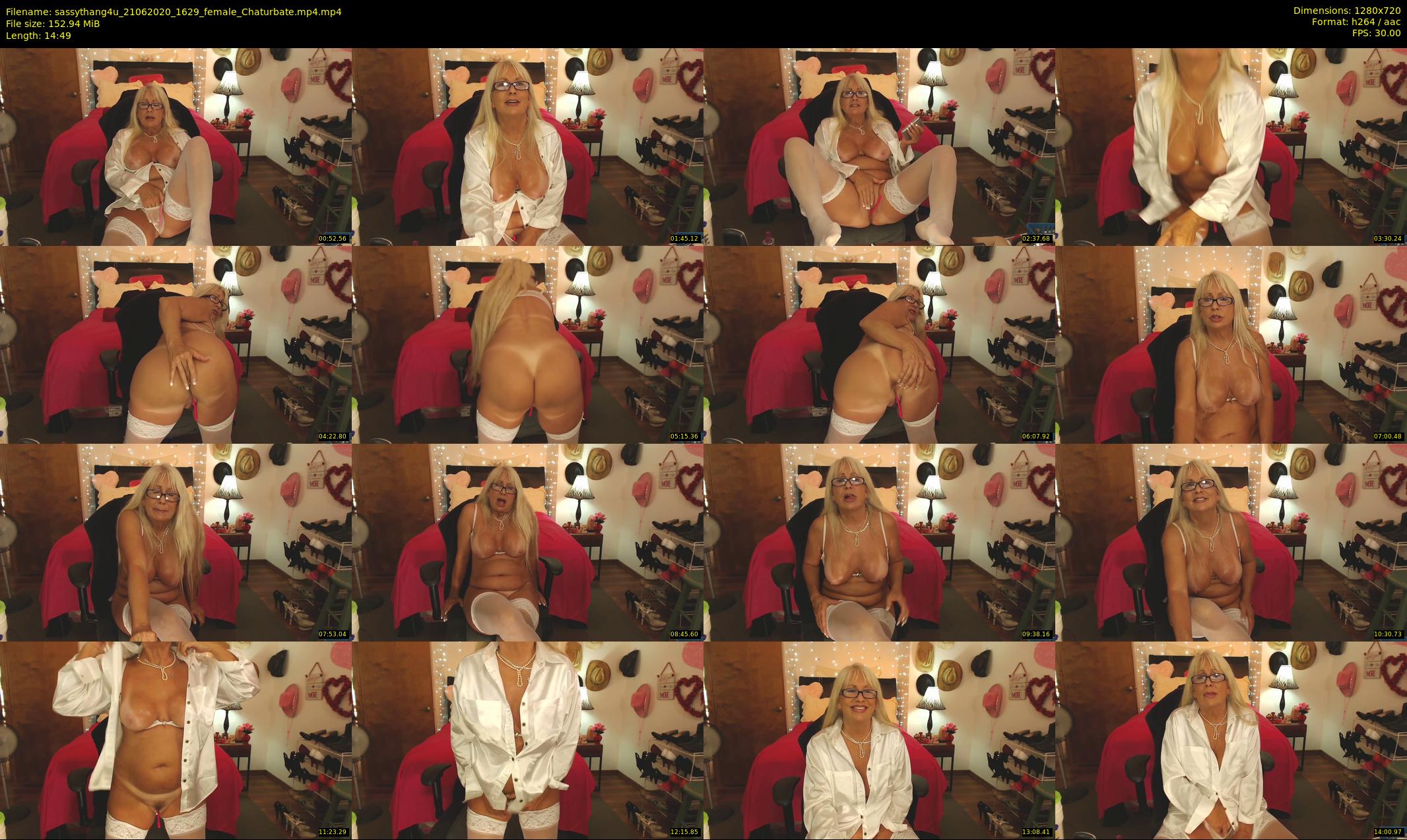 sassythang4u — 15 minute Chaturbate female cam show recording, 720p, Jun 21, 2020