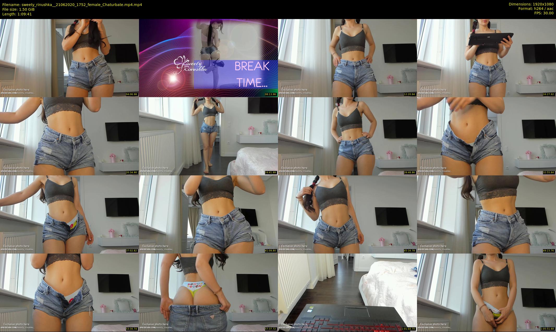 sweety_rinushka_ — 70 minute Chaturbate female cam show recording, 1080p, Jun 21, 2020