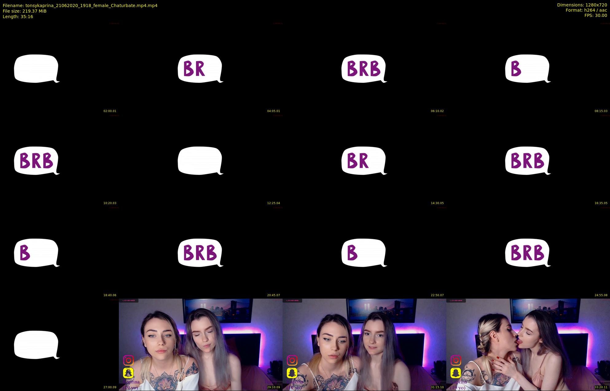 tonsykaprina — 36 minute Chaturbate couple cam show recording, 720p, Jun 21, 2020