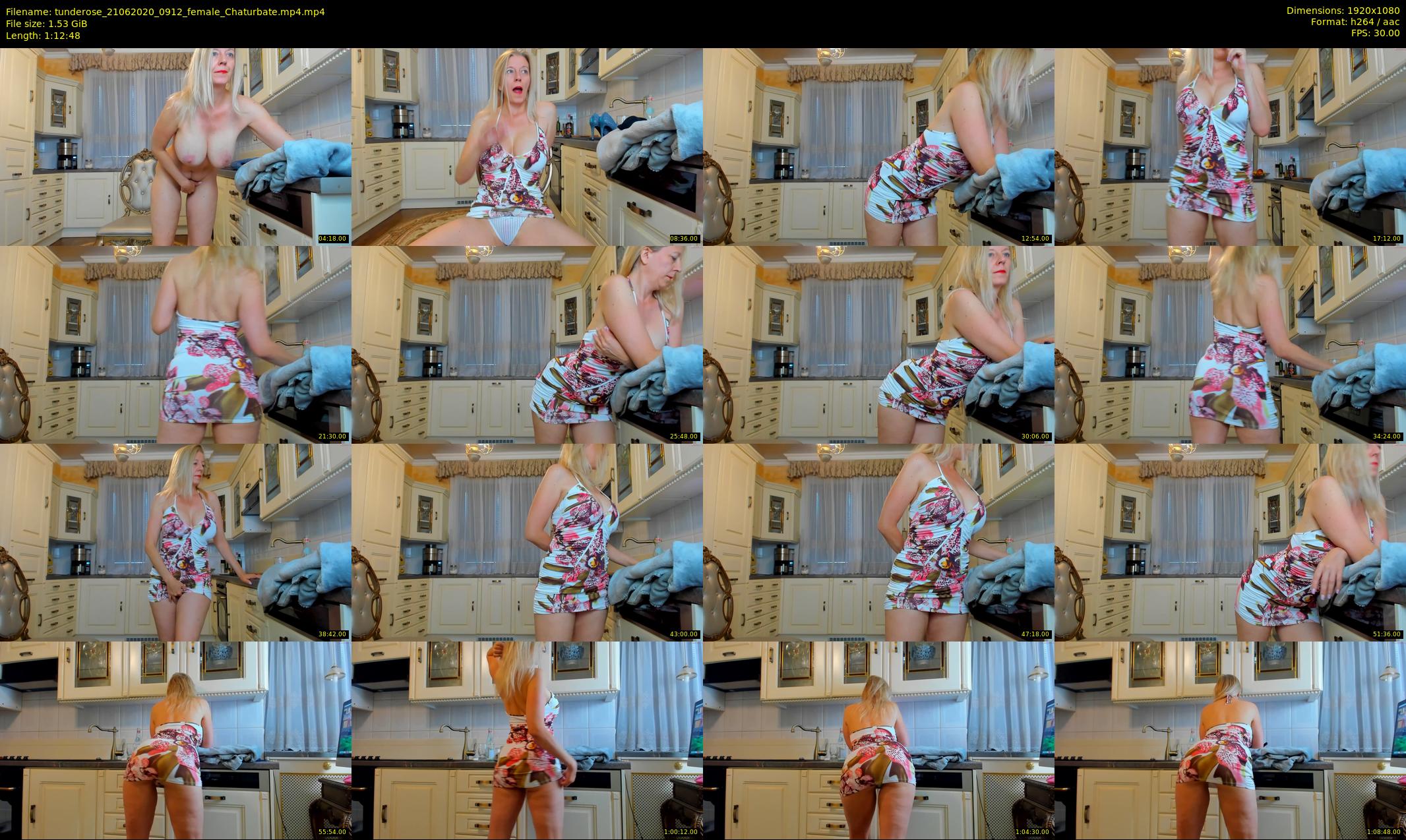 tunderose — 73 minute Chaturbate female cam show recording, 1080p, Jun 21, 2020