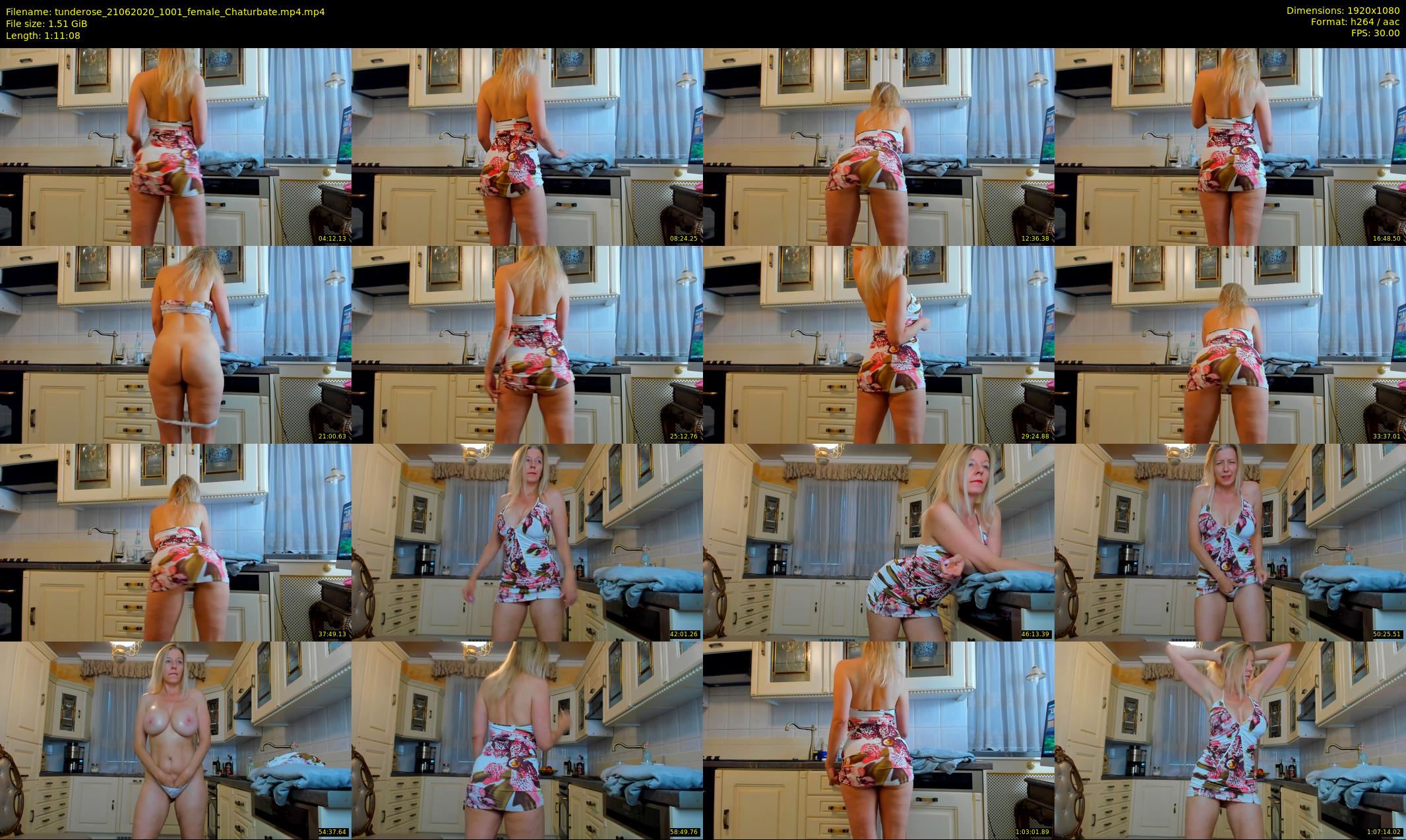 tunderose — 72 minute Chaturbate female cam show recording, 1080p, Jun 21, 2020