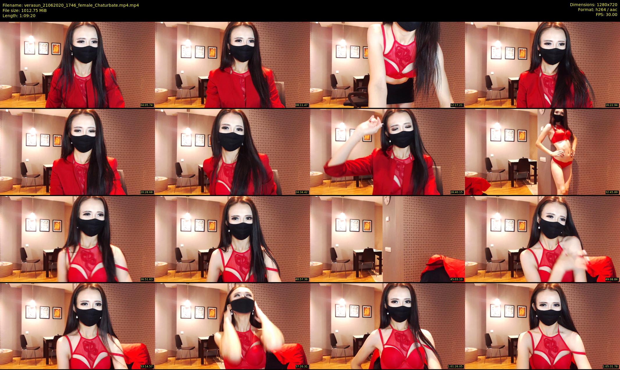 verasun — 70 minute Chaturbate female cam show recording, 720p, Jun 21, 2020