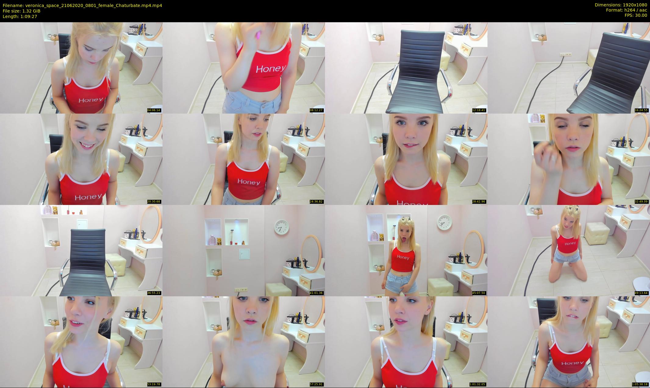 veronica_space — 70 minute Chaturbate female cam show recording, 1080p, Jun 21, 2020