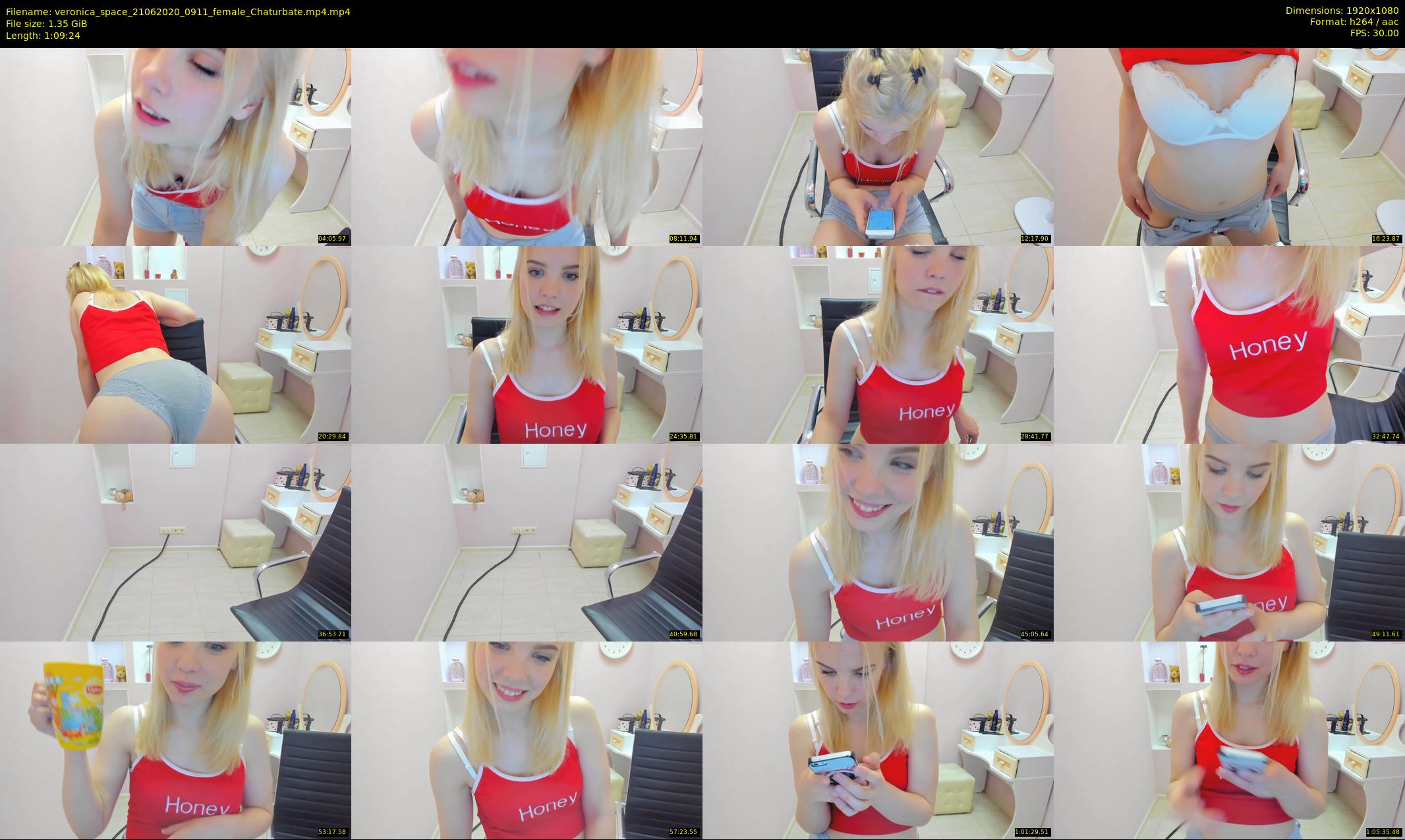 veronica_space — 70 minute Chaturbate female cam show recording, 1080p, Jun 21, 2020