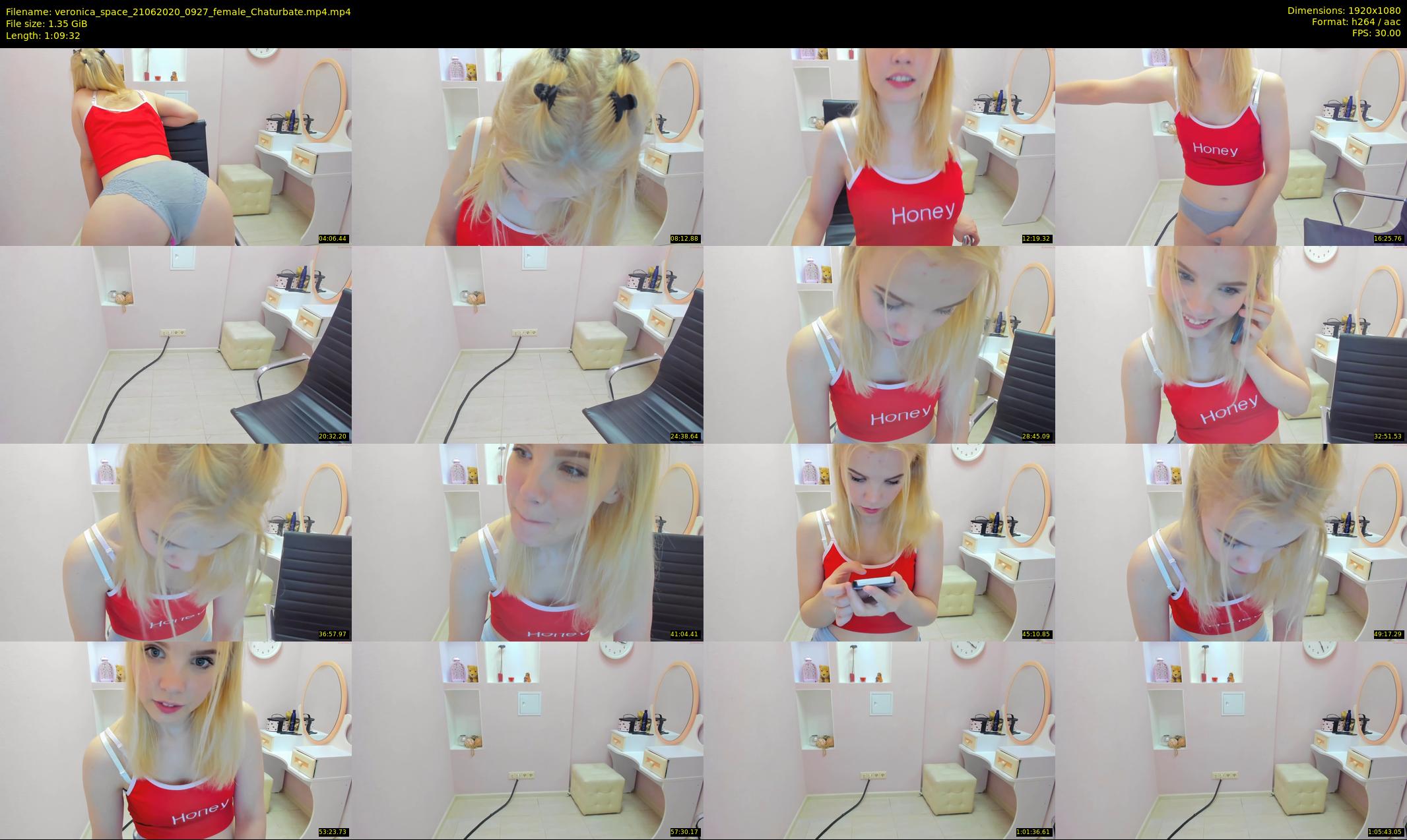 veronica_space — 70 minute Chaturbate female cam show recording, 1080p, Jun 21, 2020