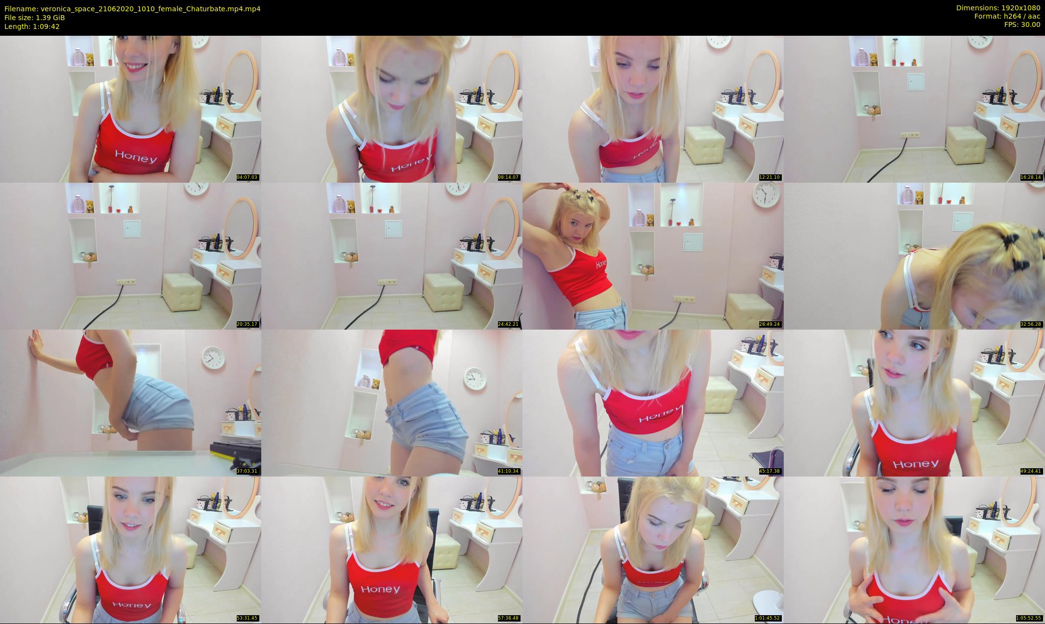 veronica_space — 70 minute Chaturbate female cam show recording, 1080p, Jun 21, 2020