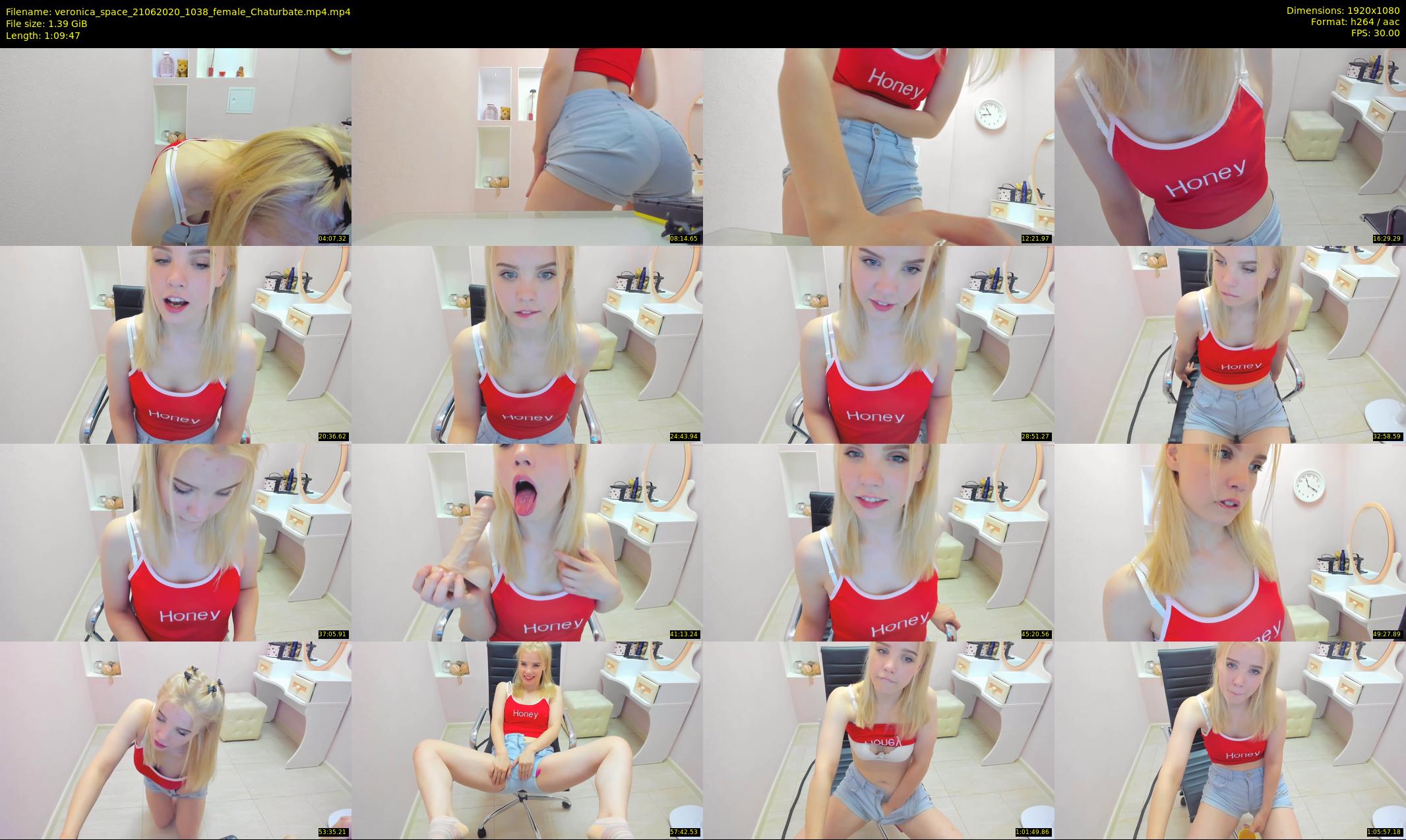 veronica_space — 70 minute Chaturbate female cam show recording, 1080p, Jun 21, 2020
