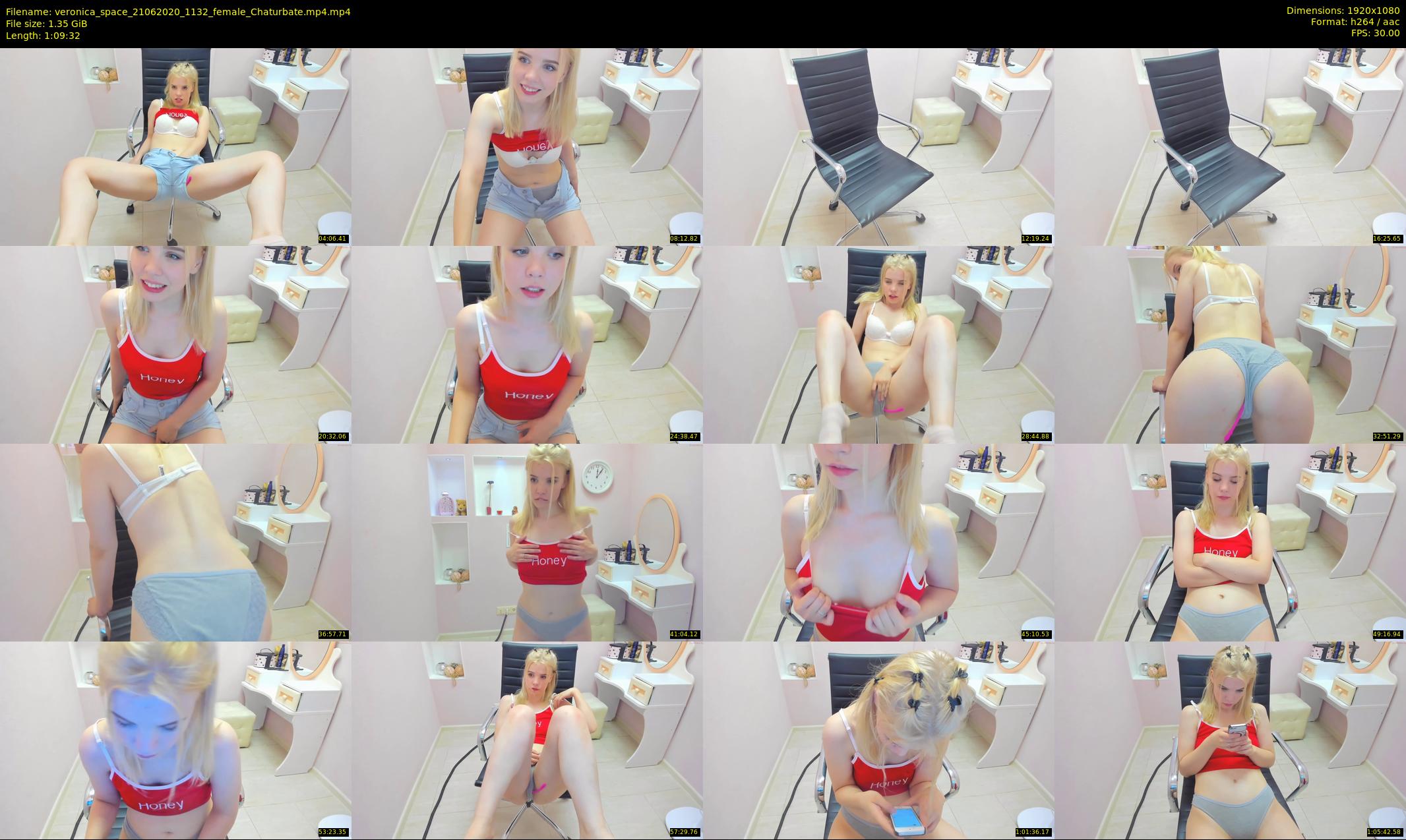 veronica_space — 70 minute Chaturbate female cam show recording, 1080p, Jun 21, 2020
