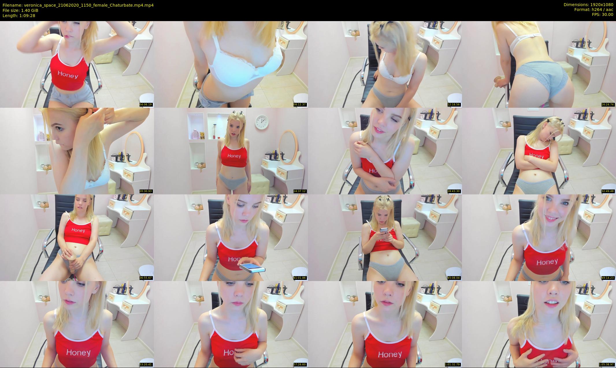 veronica_space — 70 minute Chaturbate female cam show recording, 1080p, Jun 21, 2020
